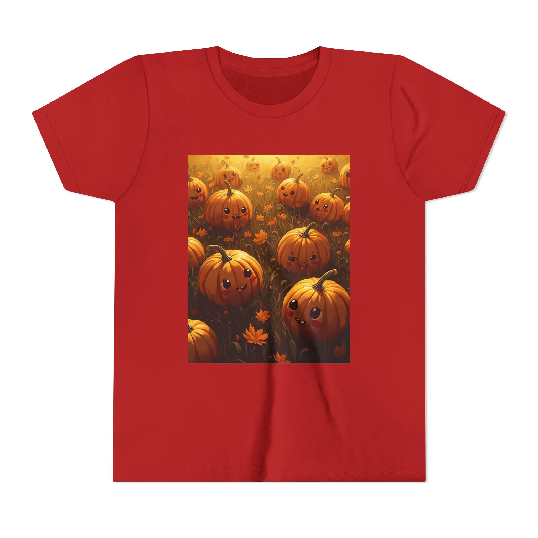 Pumpkin Halloween Youth Tee, Fall Shirt, Halloween Gift, Kids Halloween Apparel, Harvest Celebration T-shirt