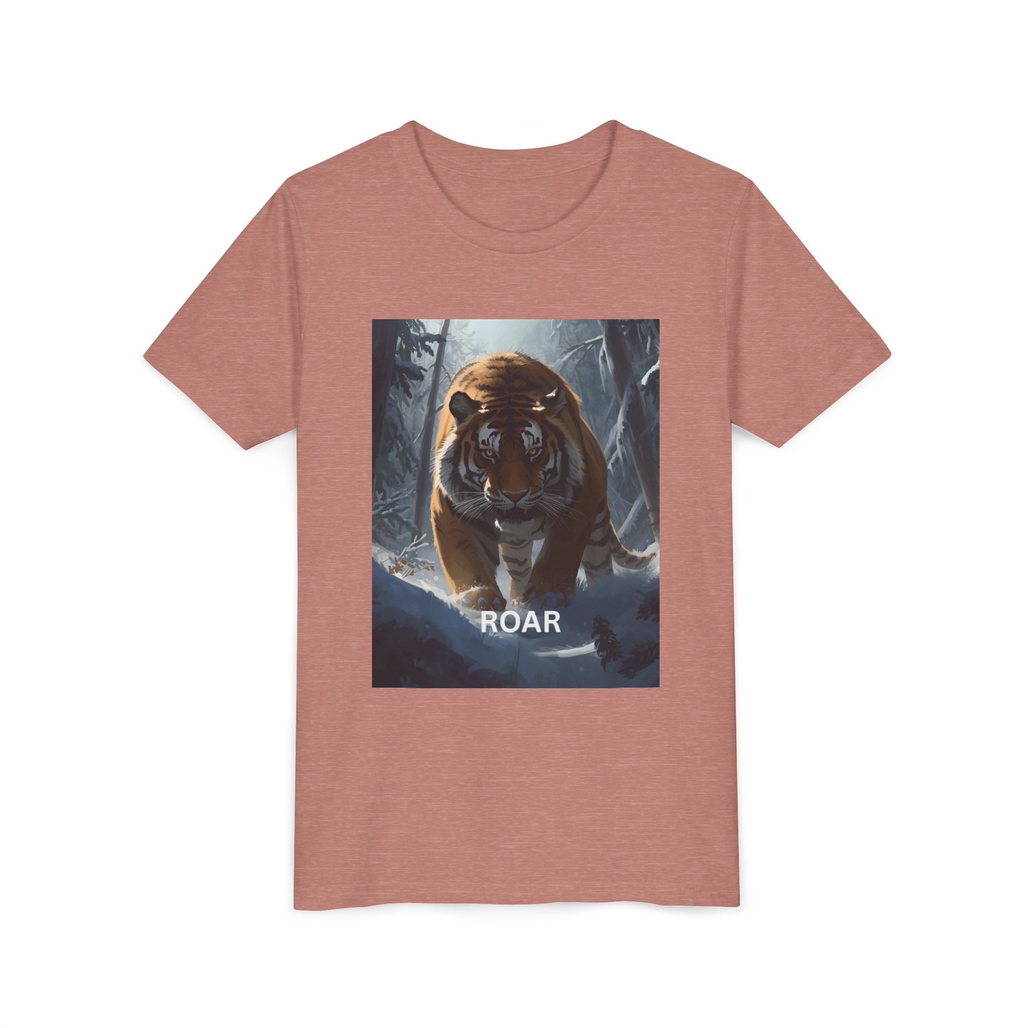 Tiger Roar Snow Youth Short Sleeve Tee