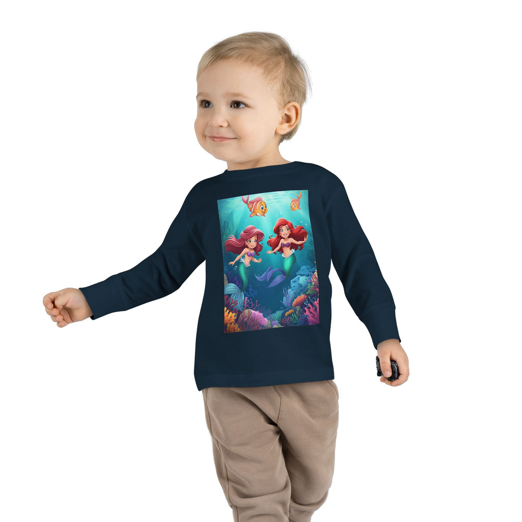 Mermaid Toddler Long Sleeve Tee