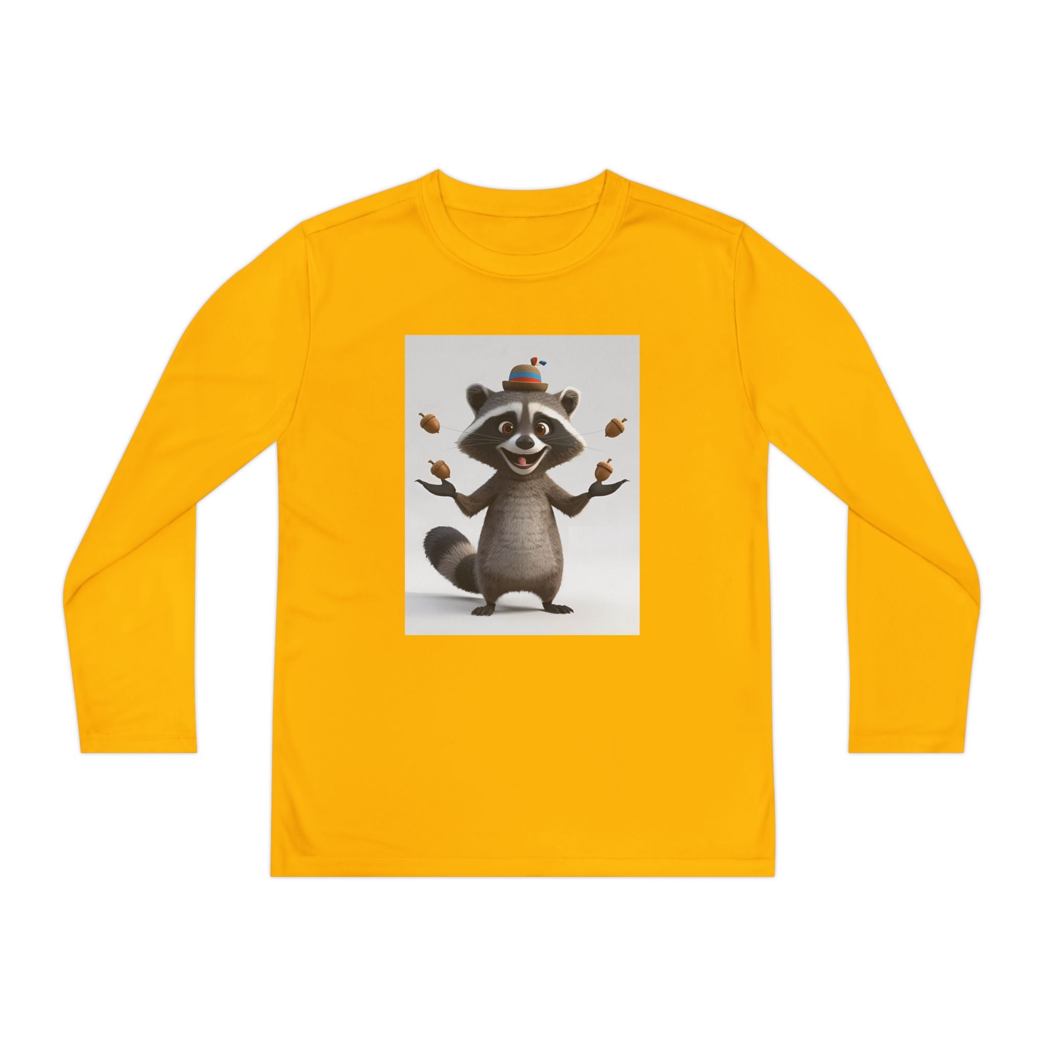 Raccoon Youth Long Sleeve Competitor Tee
