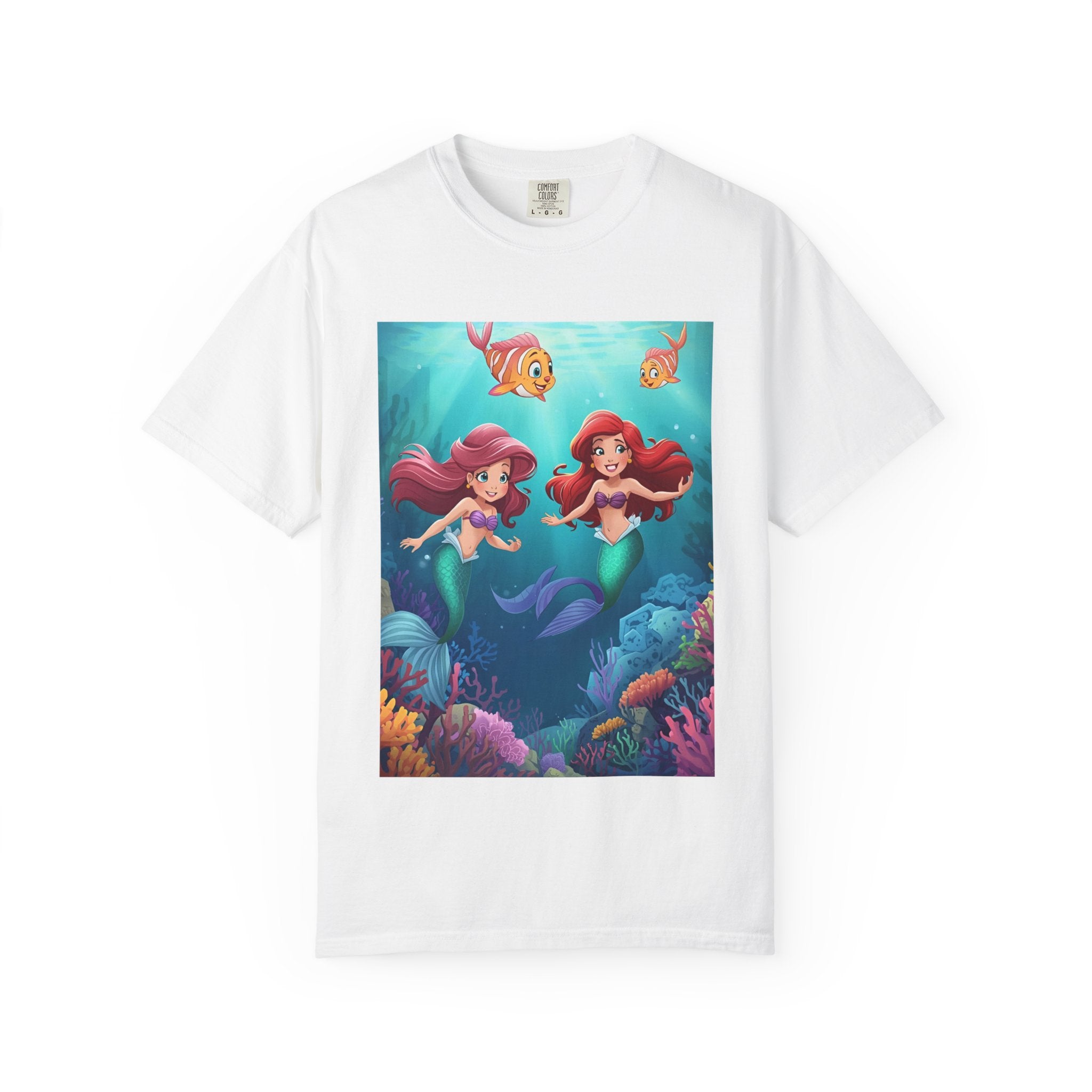 Mermaid Adventure T-Shirt | Cute Underwater Graphic Tee, Ocean-Themed Apparel, Gift for Beach Lovers, Summer Vibes
