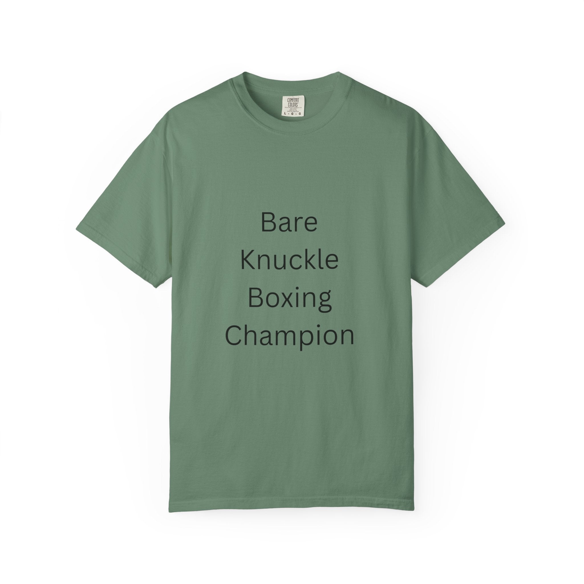 Bare Knuckle Boxing Champion T-shirt, Unisex Workout Tee, Gift for Fighters, Casual Sportswear, Motivation Gear, Gym Outfit