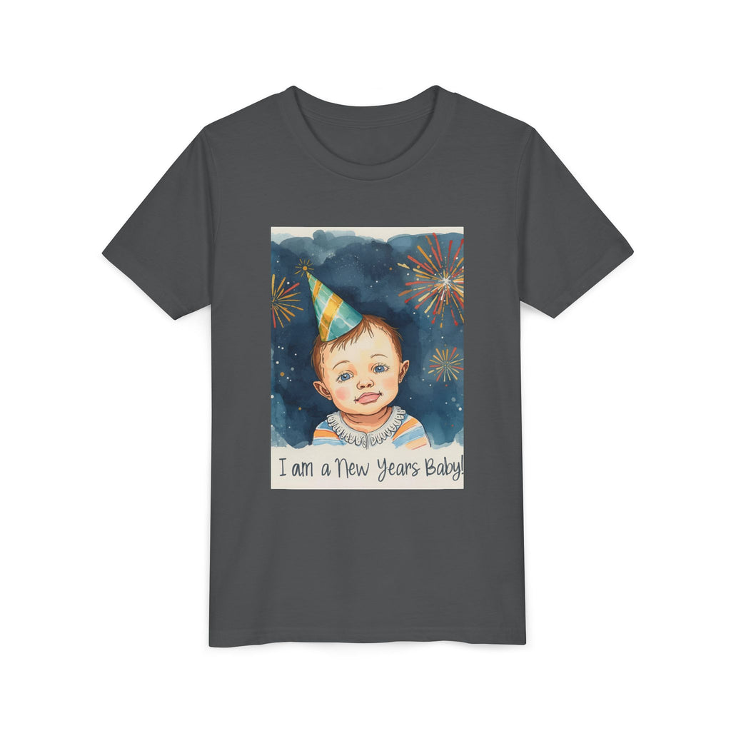 I Am A New Years Baby Youth Short Sleeve Tee