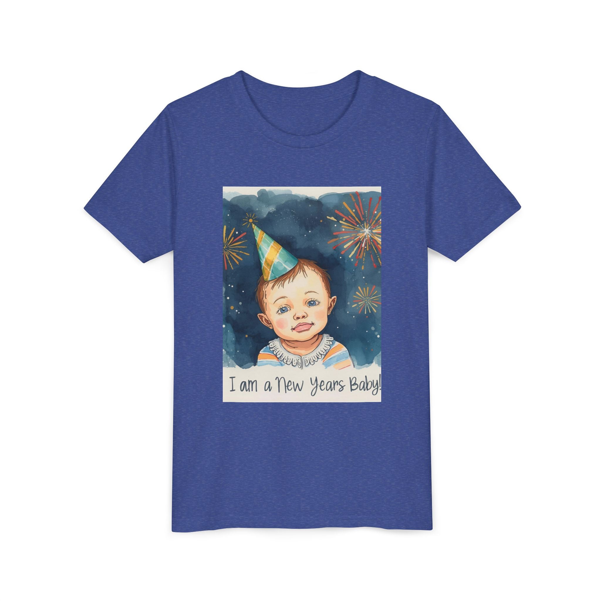 I Am A New Years Baby Youth Short Sleeve Tee