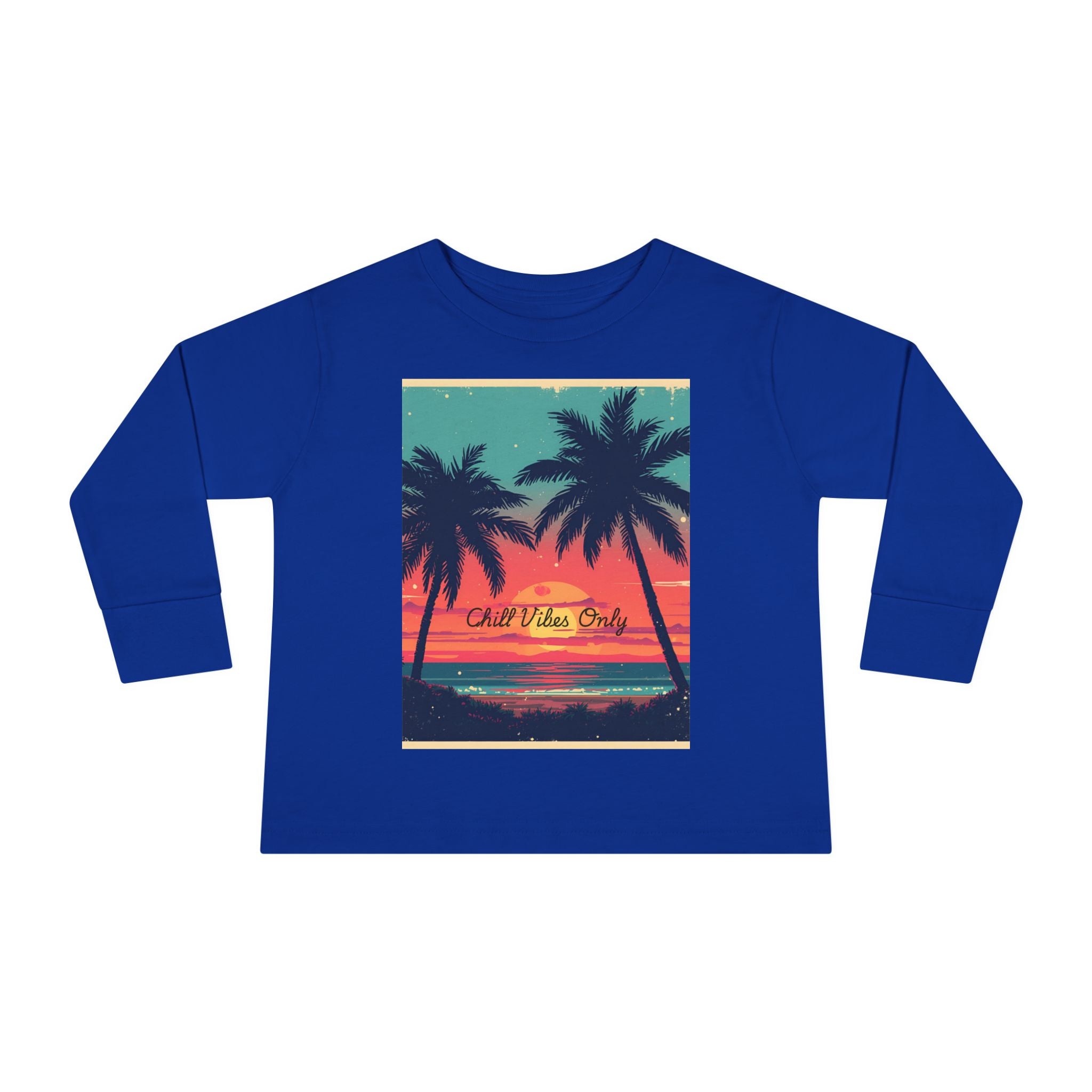 Tropical Sunset Toddler Long Sleeve Tee