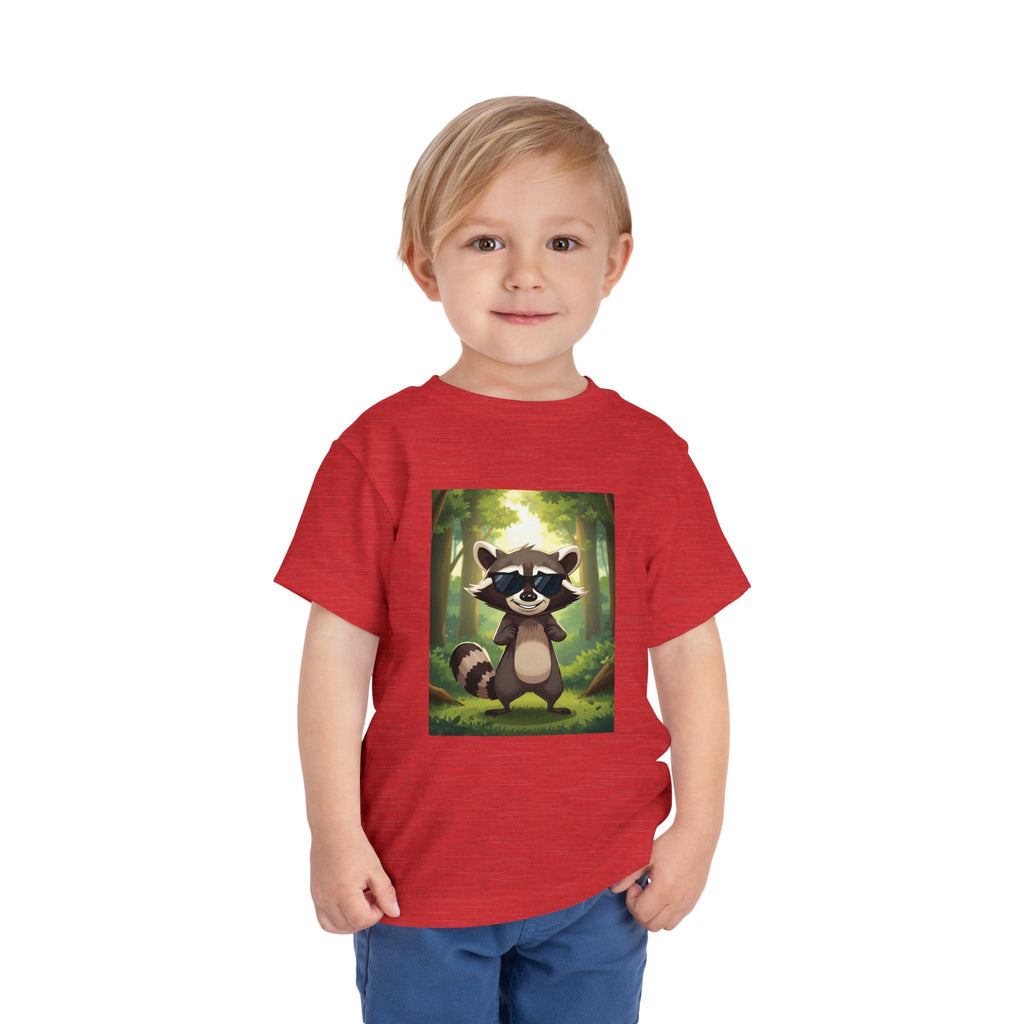 Raccoon Toddler Short Sleeve Tee