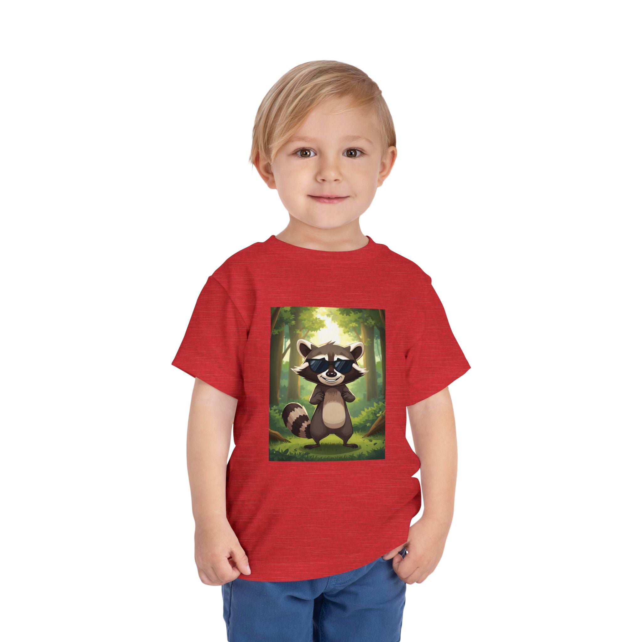 Raccoon Toddler Short Sleeve Tee
