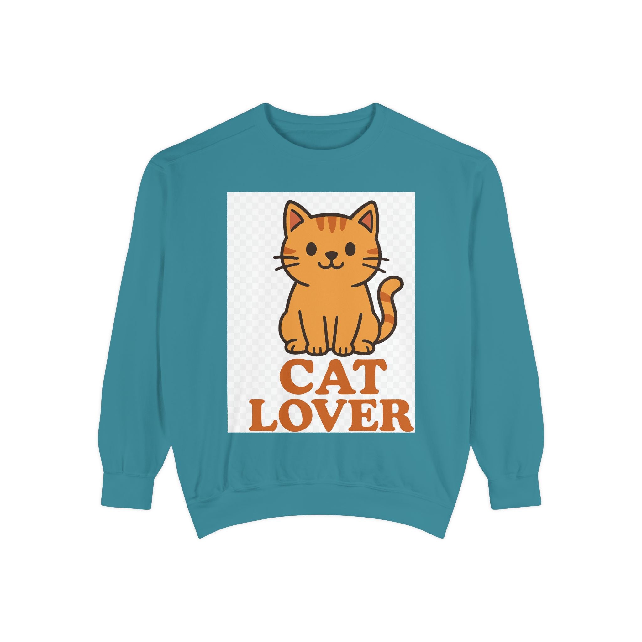 Cat Lover Unisex Garment-Dyed Sweatshirt