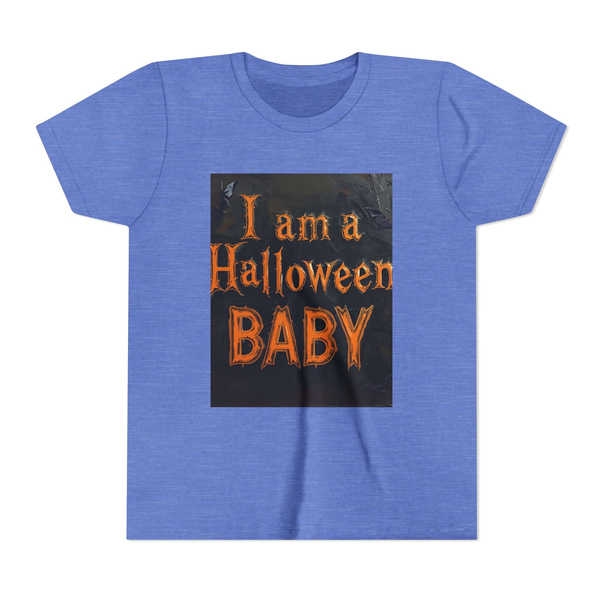 I Am A Halloween Baby Youth Short Sleeve Tee
