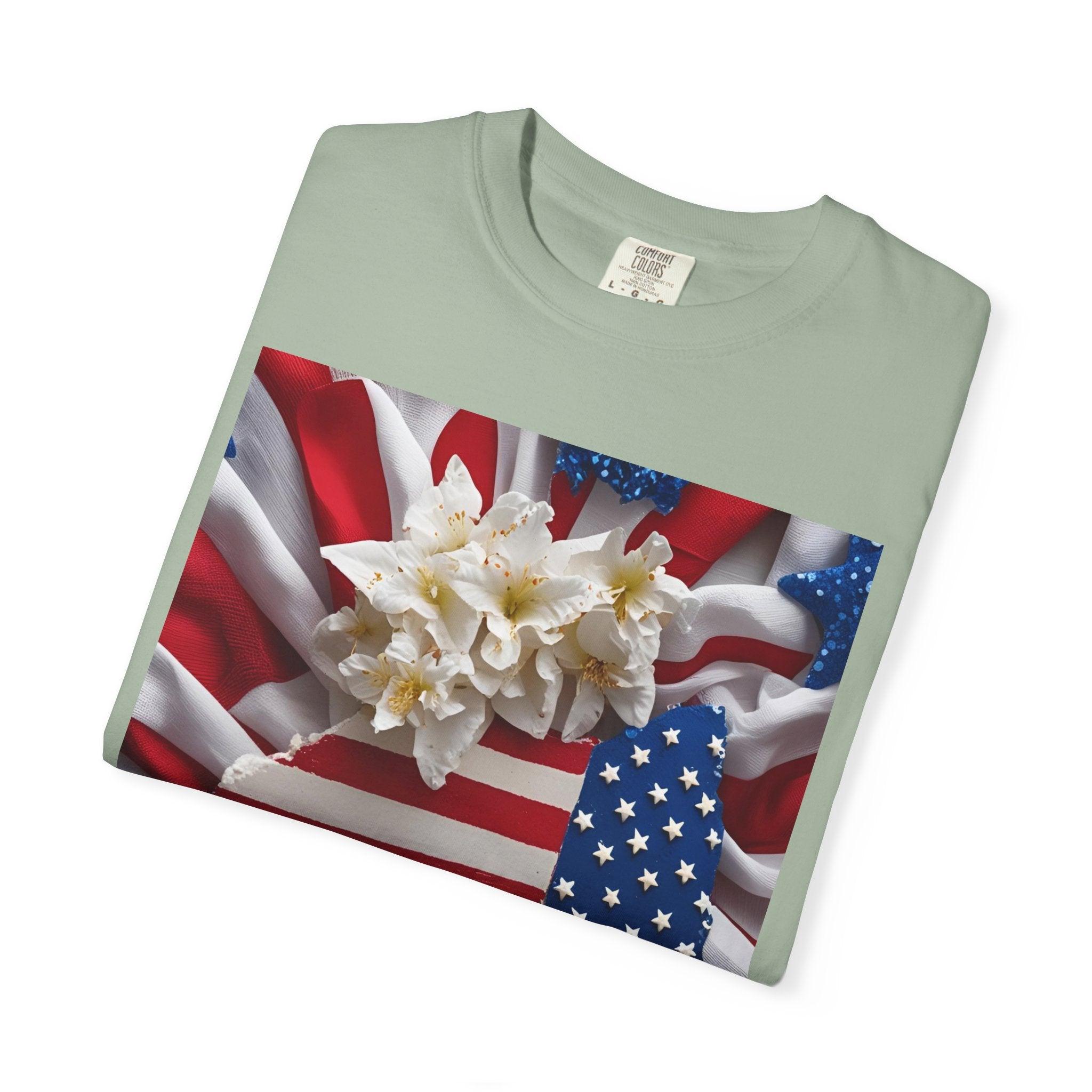 Patriotic Heart T-shirt for Festive Celebrations, 4th of July Apparel, Unisex Graphic Tee, American Pride Shirt, Independence Day Gift