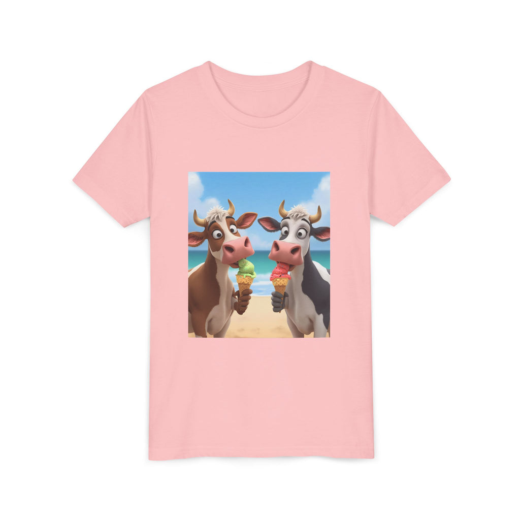 Beachy Cow Youth Short Sleeve Tee