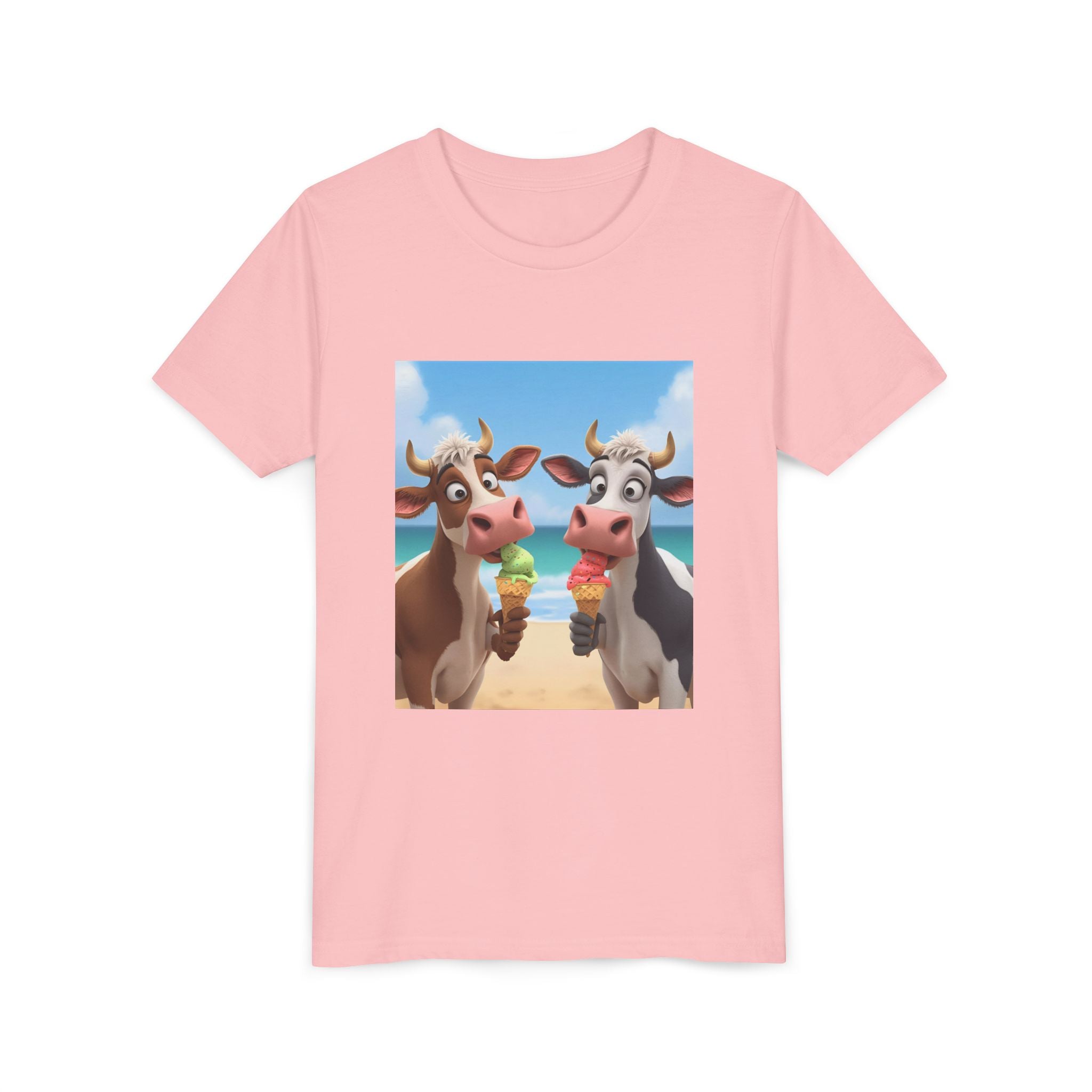 Beachy Cow Youth Short Sleeve Tee