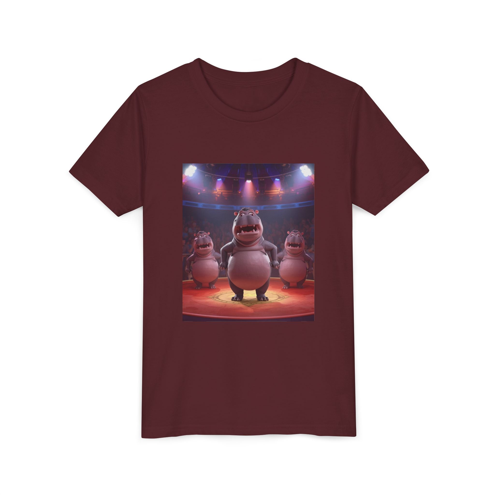 Hippo Funny Youth Short Sleeve Tee