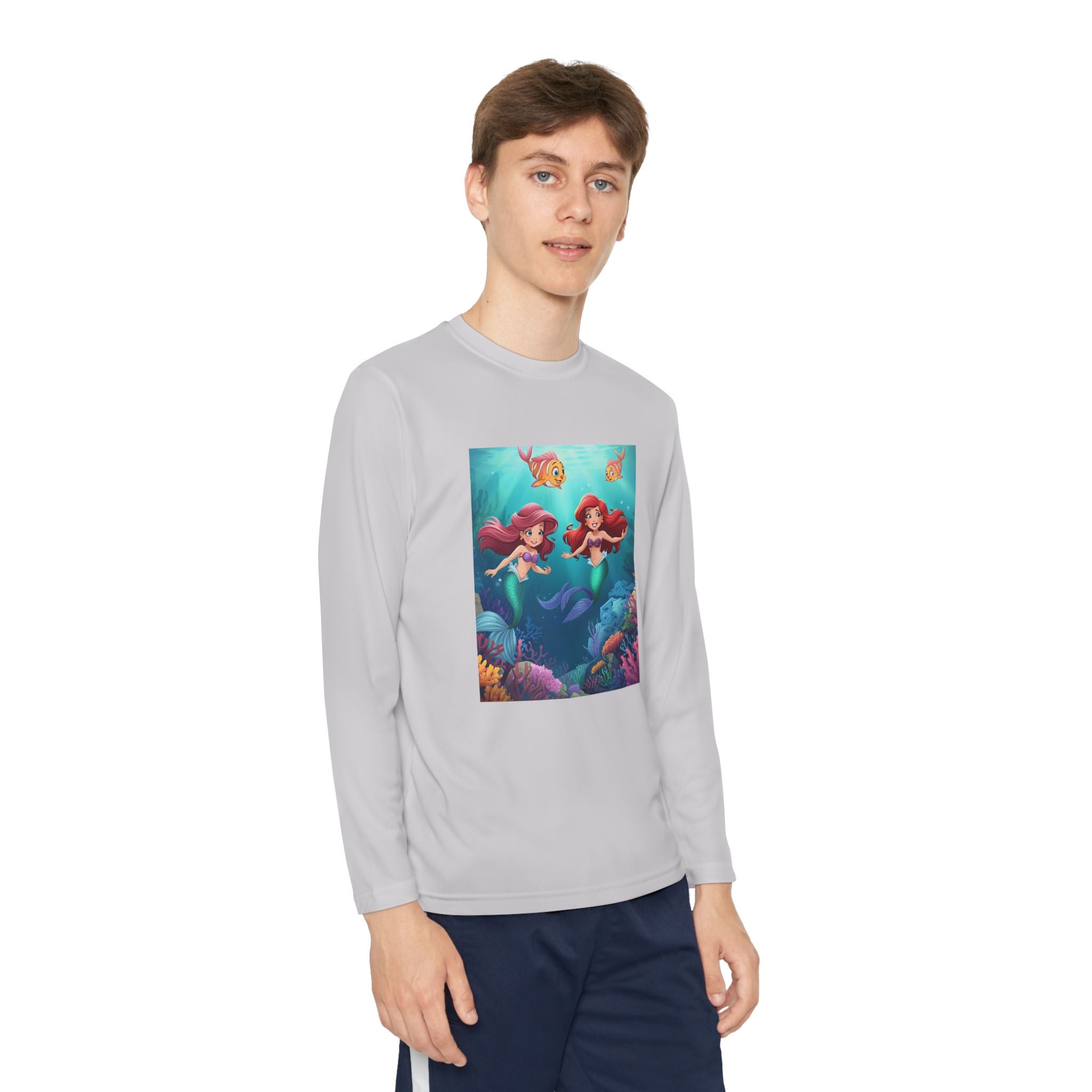 Mermaid Youth Long Sleeve Competitor Tee