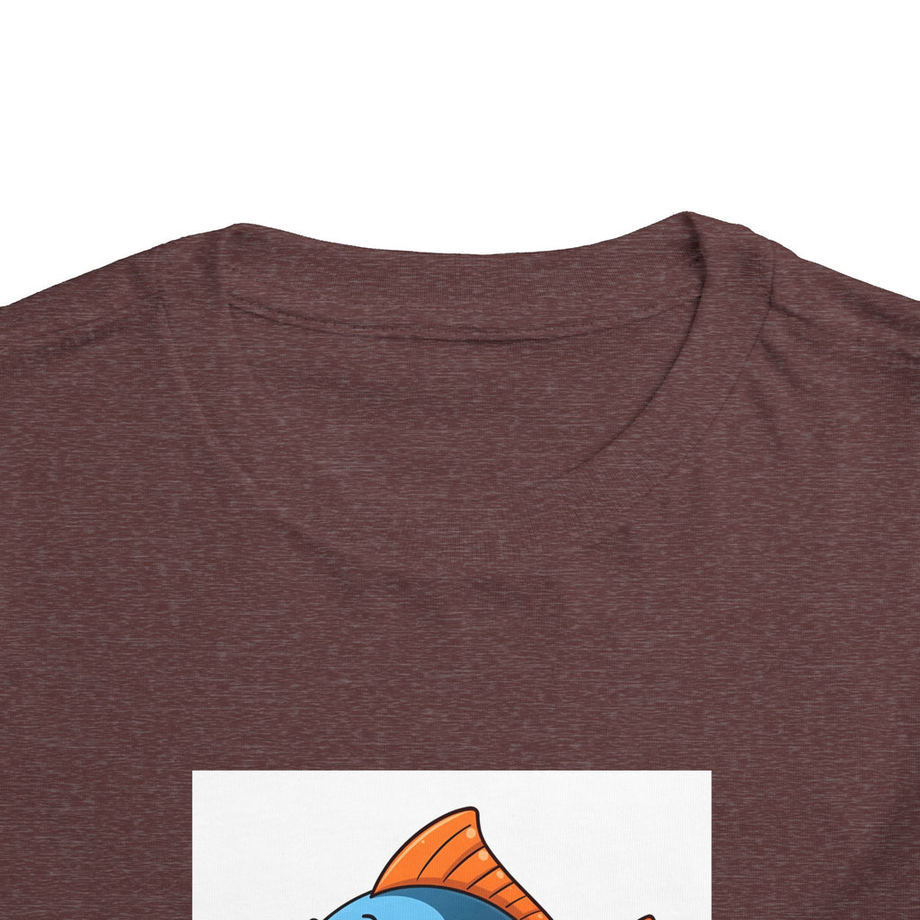 Here Fishy Fishy Fishy Toddler Short Sleeve Tee