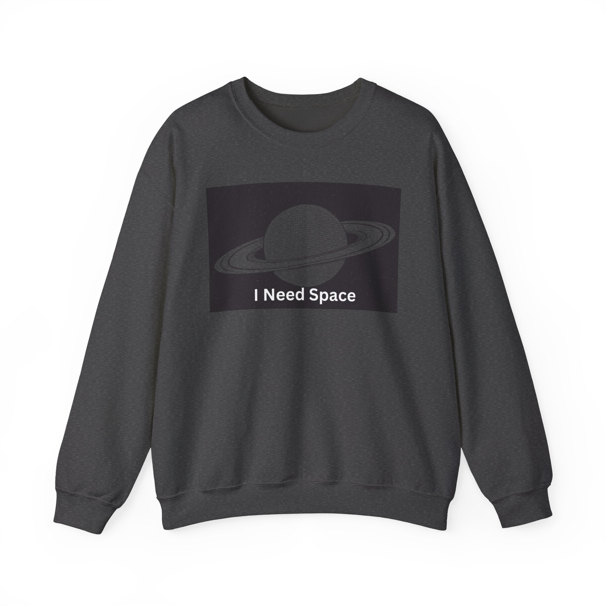 Cosmic Space Sweatshirt, I Need Space Crewneck, Unisex Fashion, Planetary Gift, Galaxy Lover Gift, Relaxed Fit Pullover