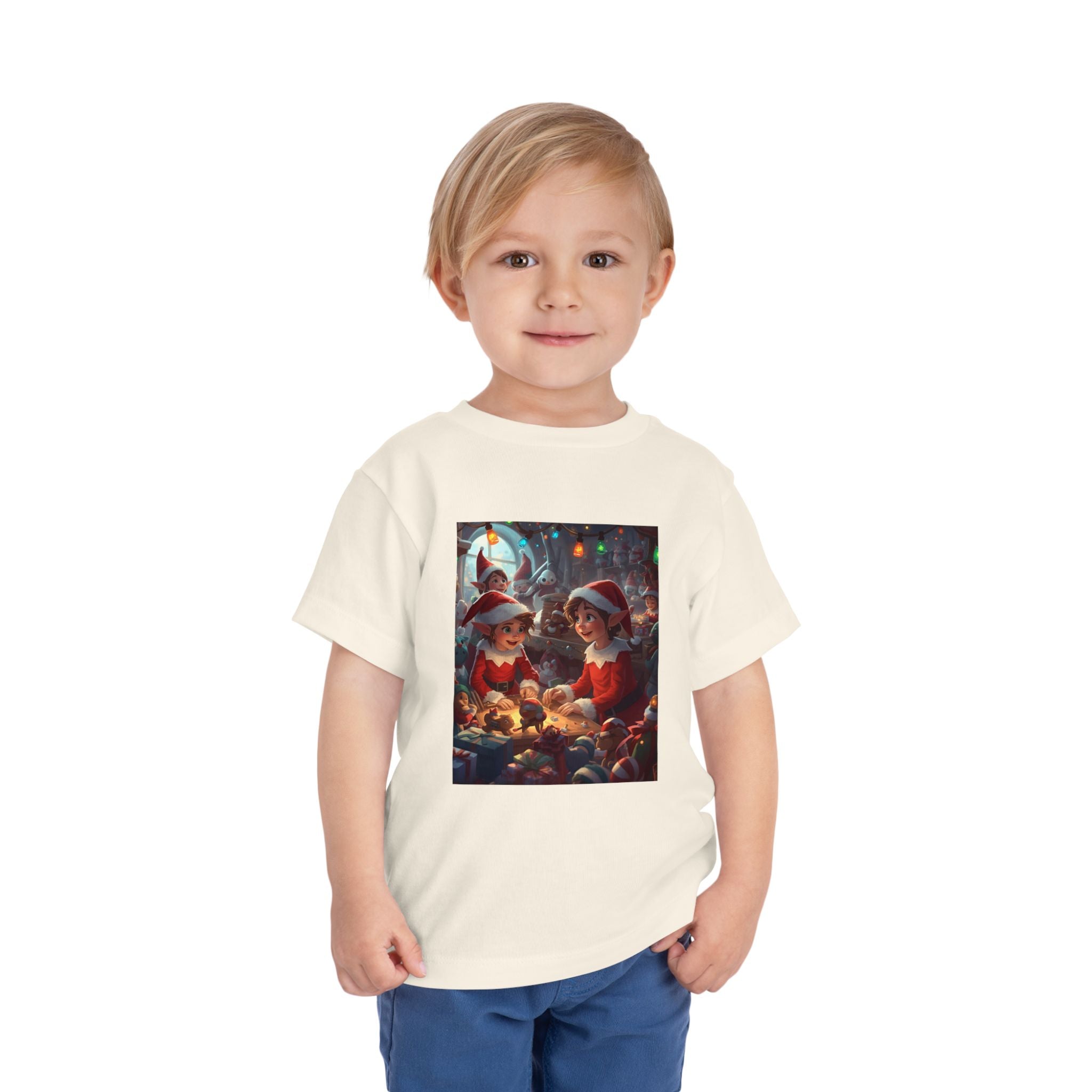 Christmas Toddler Tee, Cute Holiday Shirt, Elf Design, Kids Christmas Outfit, Fun Xmas Gift, Toddler Apparel