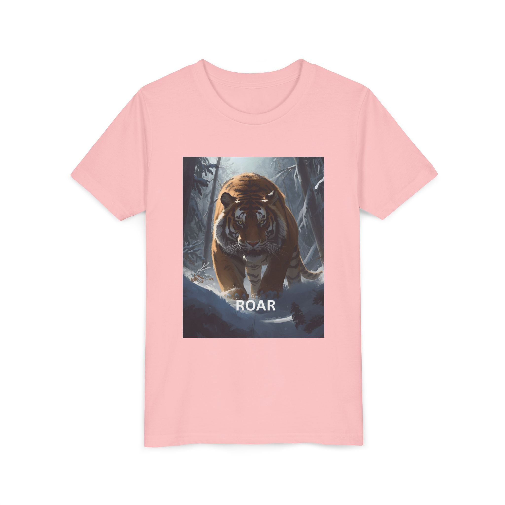 Tiger Roar Snow Youth Short Sleeve Tee