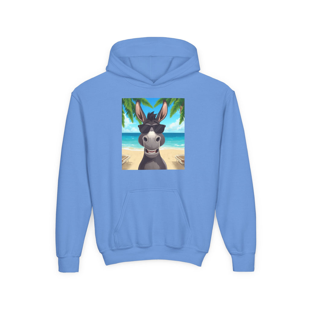Donkey Beach Vibes Youth Heavy Blend Hooded Sweatshirt