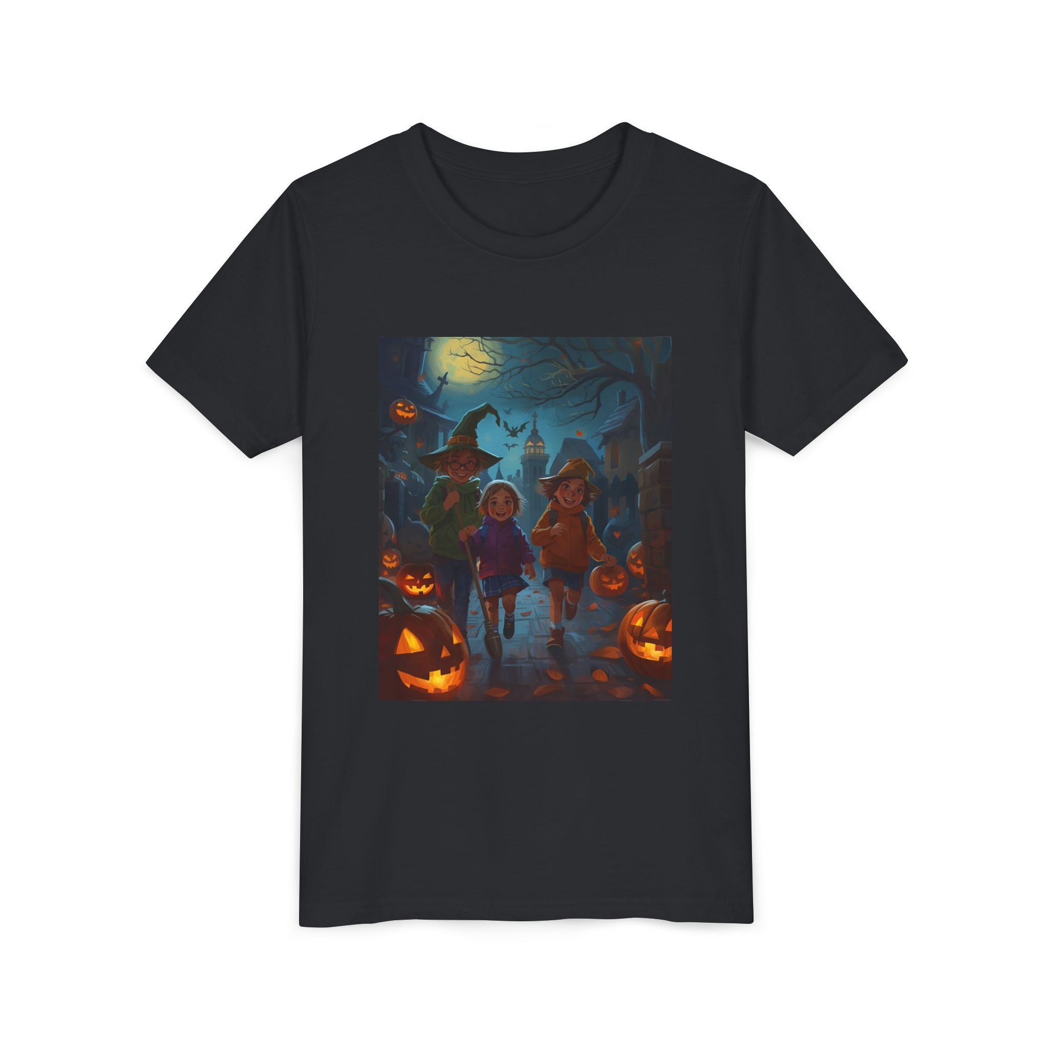 Spooky Halloween Youth Tee | Fun Kids Shirt for Halloween Parties, Trick-or-Treating, Fall Celebrations, Spooky Vibes, Cute Costumes