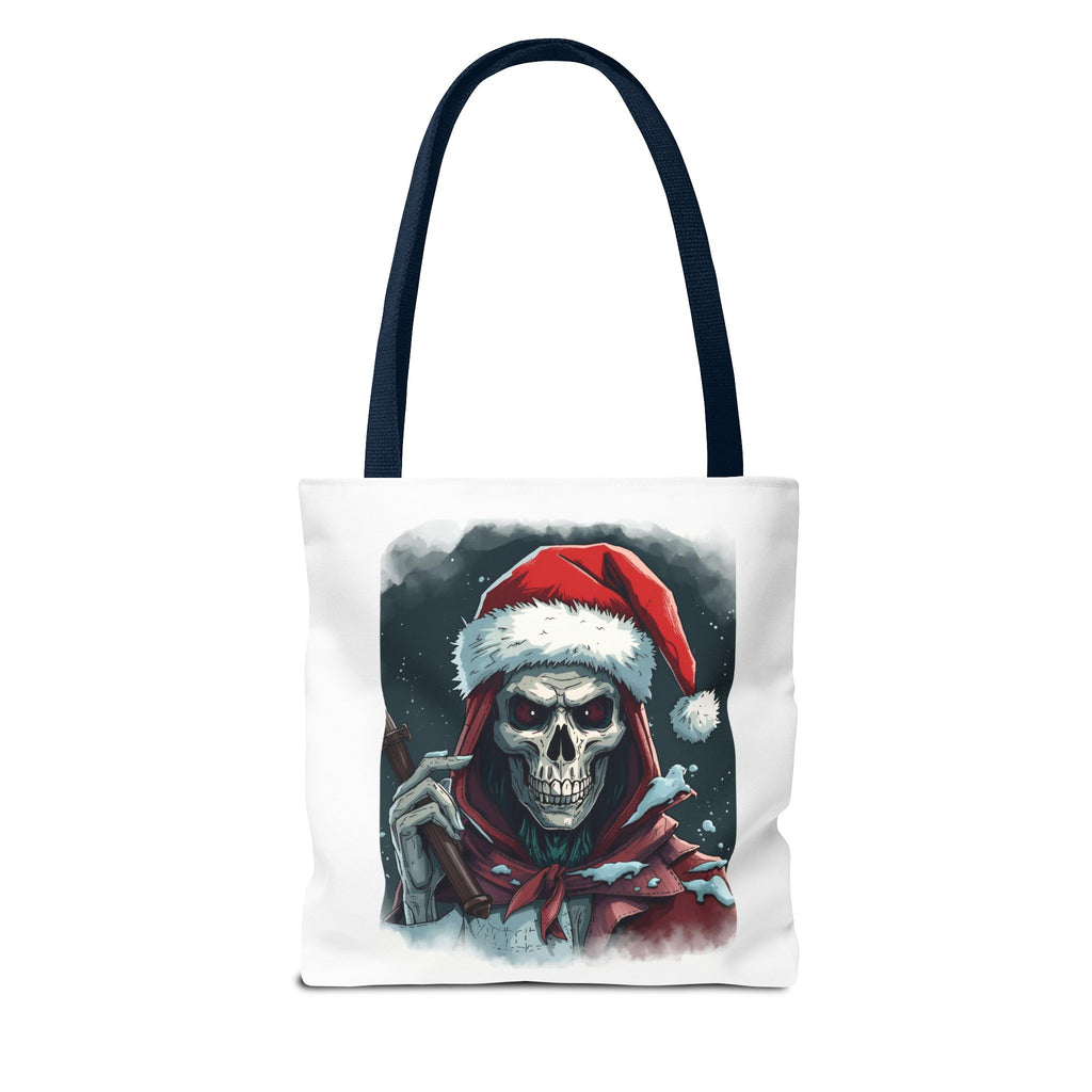 Spooky Skeleton Christmas Santa Tote Bag (AOP)