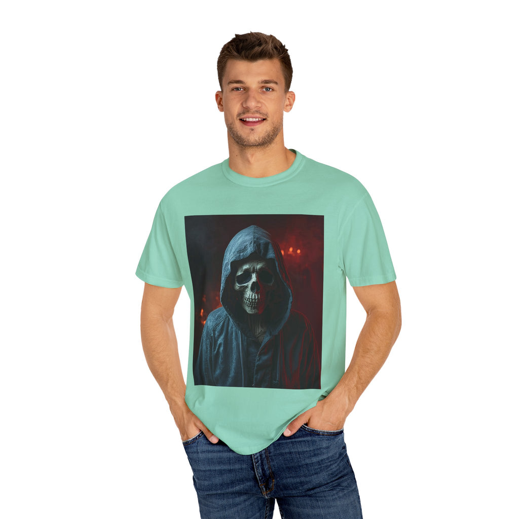 Gothic Skull T-Shirt | Unisex Vintage Tee, Halloween Shirt, Edgy Graphic Top, Unique Gift for Him/Her, Urban Style Wear