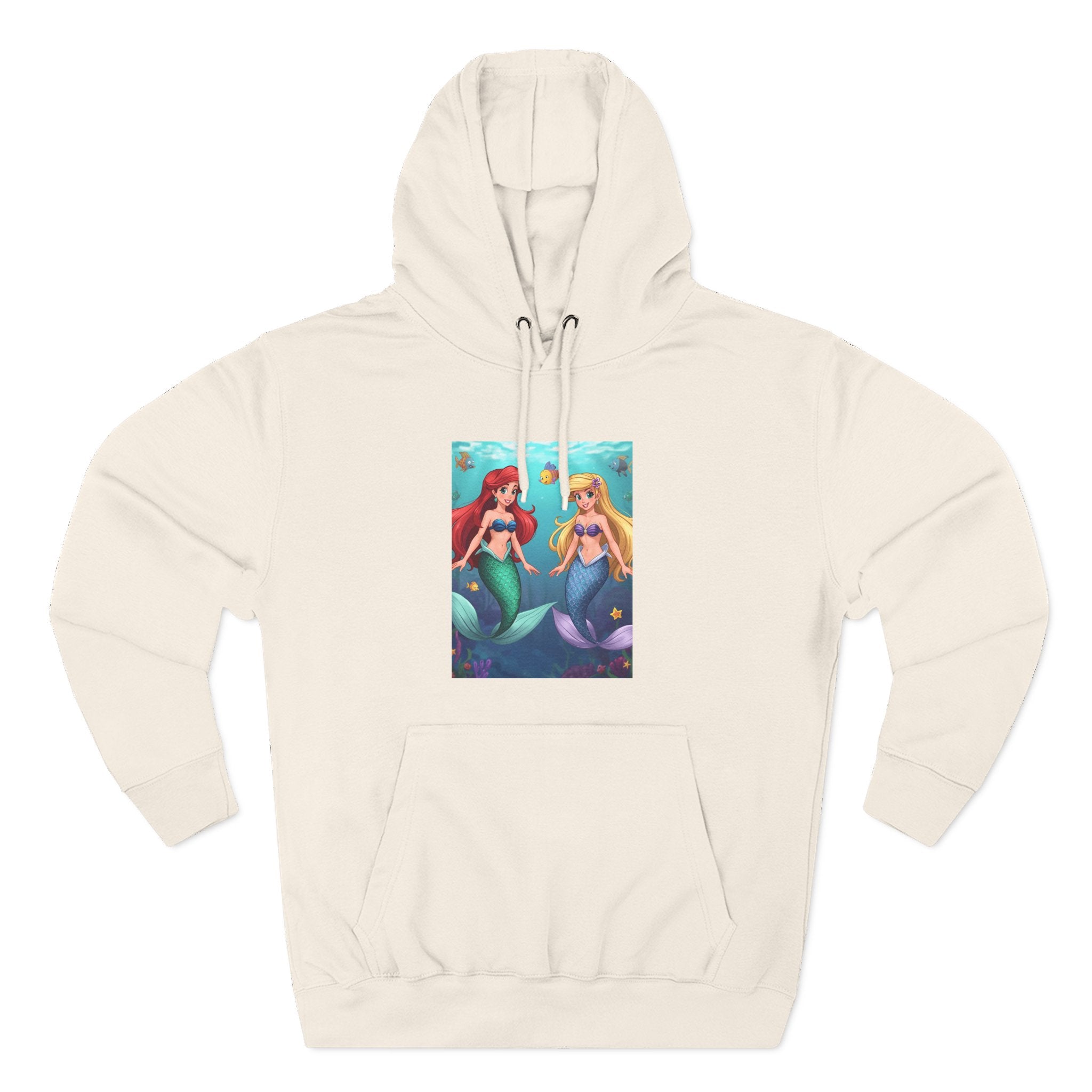 Mermaid Three-Panel Fleece Hoodie