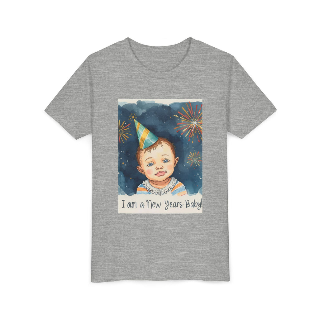 I Am A New Years Baby Youth Short Sleeve Tee
