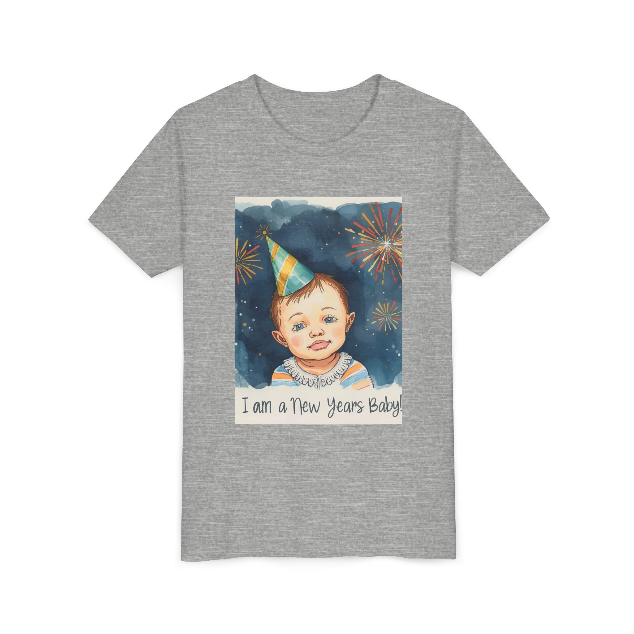 I Am A New Years Baby Youth Short Sleeve Tee