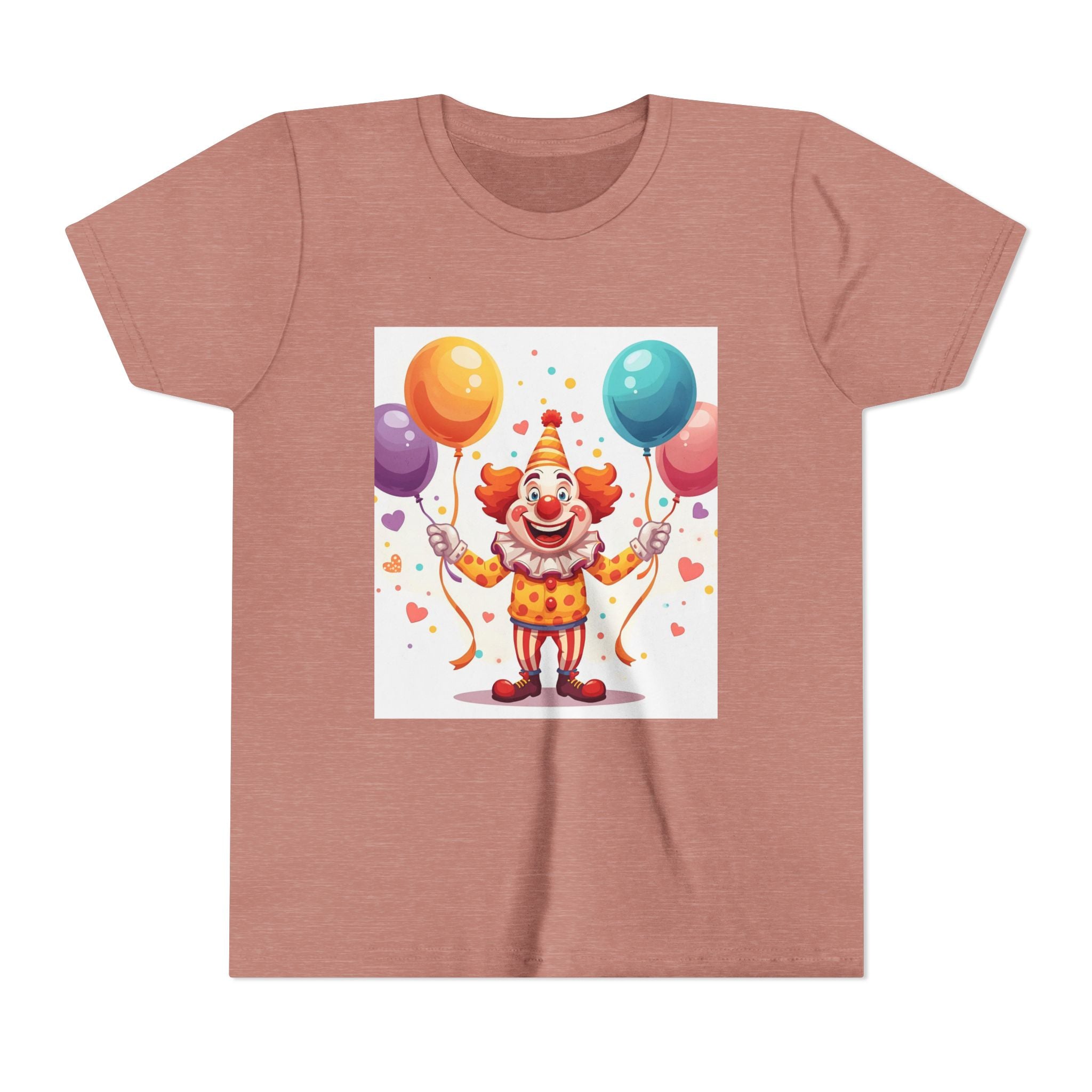 Funny Clown Youth Short Sleeve Tee