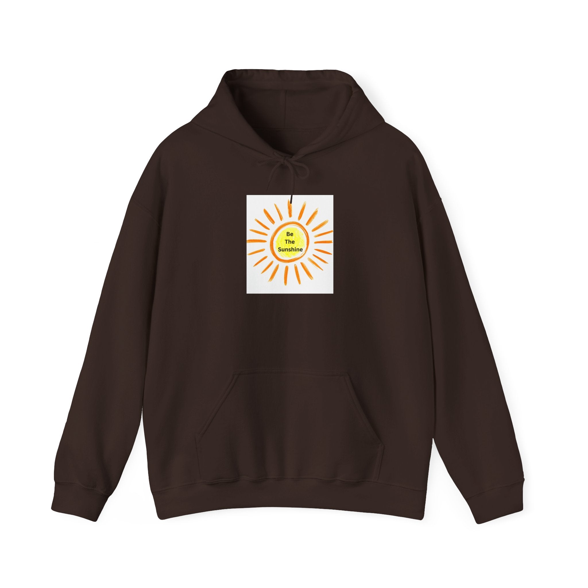 Be The Sunshine Smiley Sun Graphic Hoodie - Cozy, Unisex Sweatshirt for Summer, Festivals, Birthdays, Gifts, Stylish Apparel