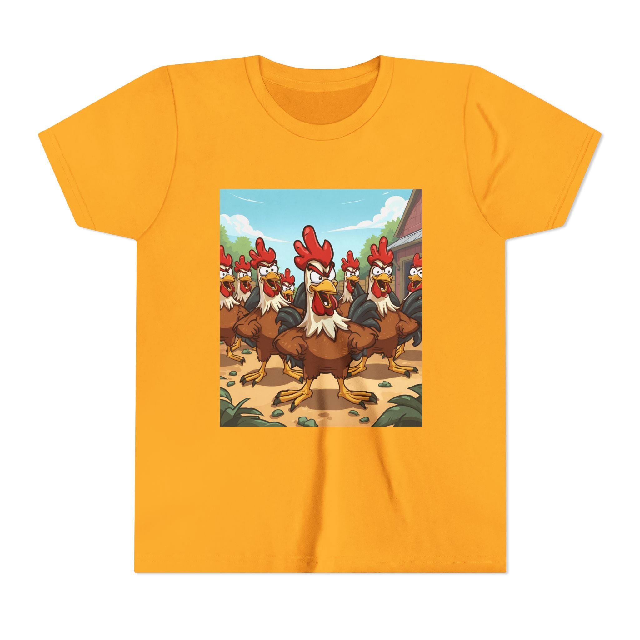 Chicken Funny Youth Short Sleeve Tee