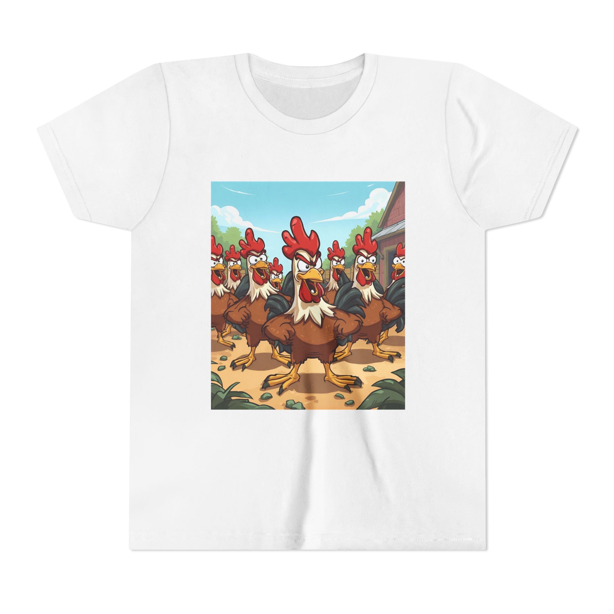Chicken Funny Youth Short Sleeve Tee