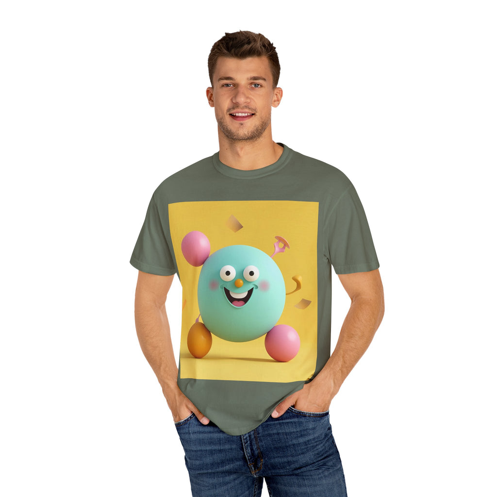 Playful Colorful Cartoon T-Shirt for Fun-Loving Souls, Graphic Tee, Gift for Kids & Adults, Birthday Party Outfit, Casual Wear, Housewarming Gift