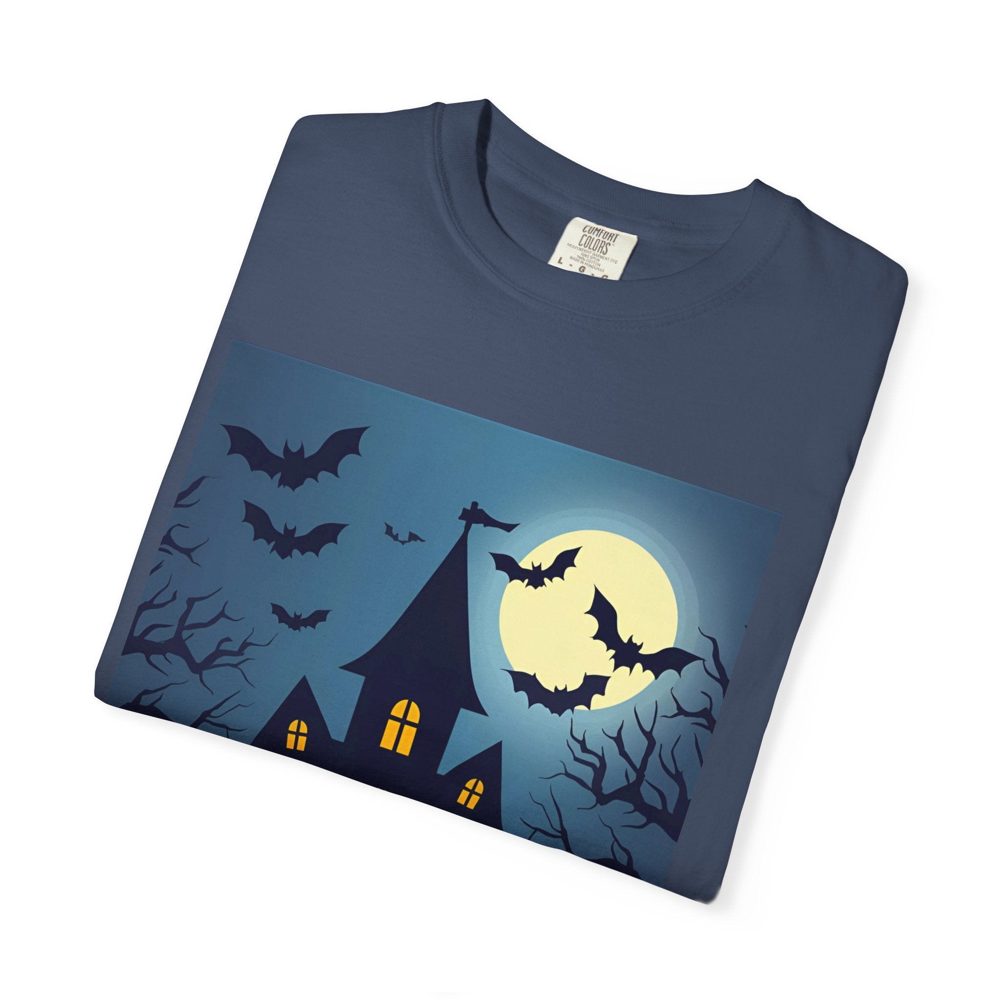 Haunted House Graphic T-Shirt | Halloween Tee, Unisex Shirt, Spooky Top, Fall Apparel, Gift for Halloween Lovers