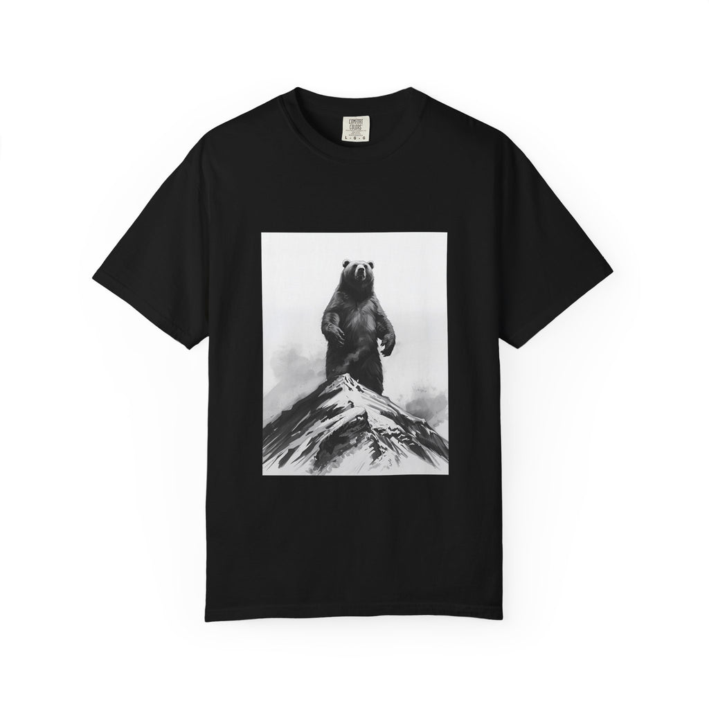 Bear Mountain Snow Unisex Garment-Dyed T-shirt