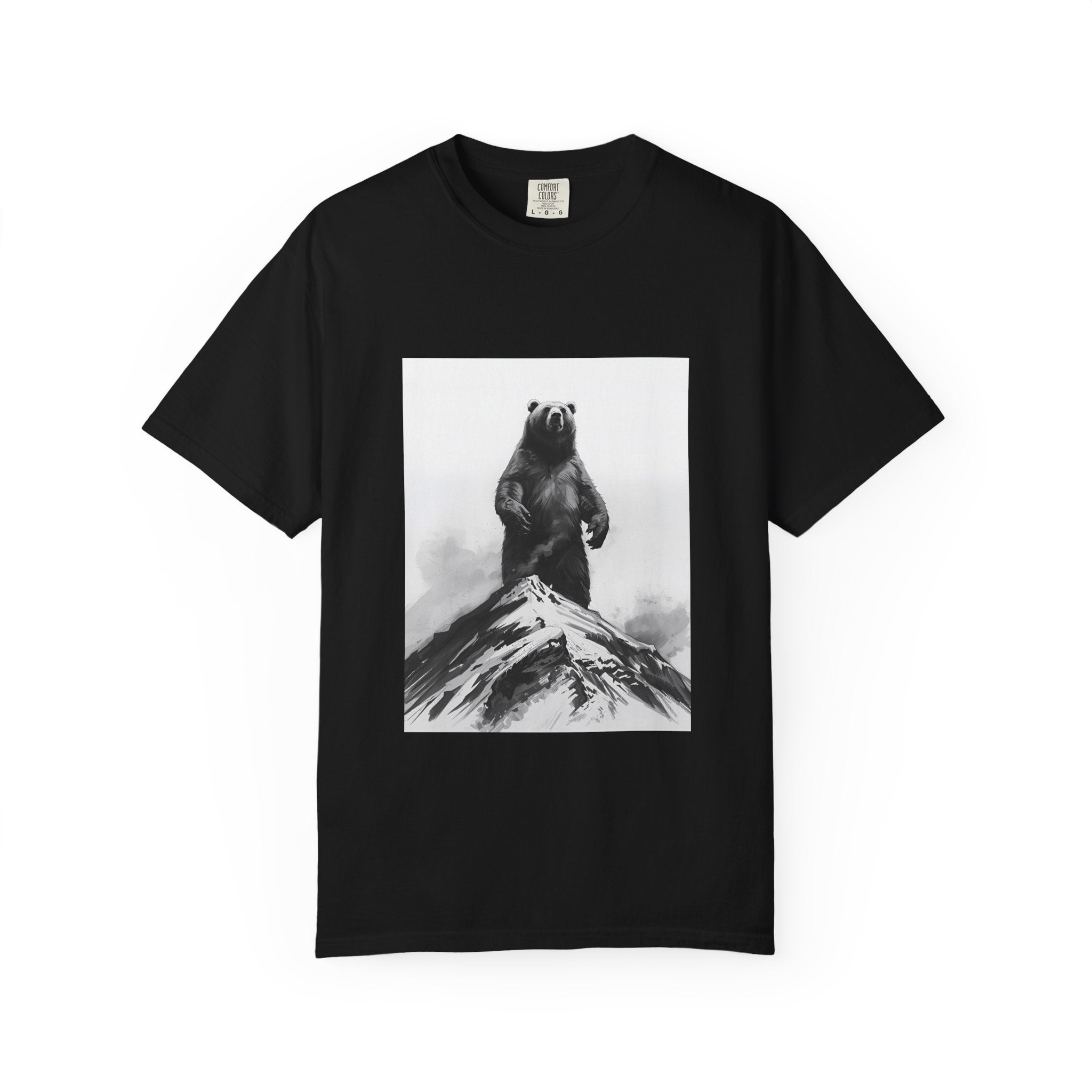 Bear Mountain Snow Unisex Garment-Dyed T-shirt