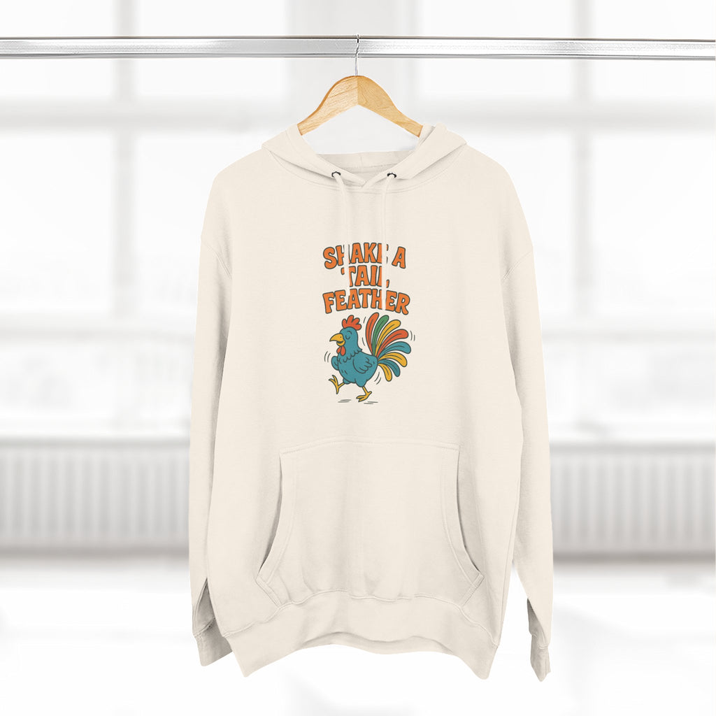 Shake A Tail Feather Three-Panel Fleece Hoodie