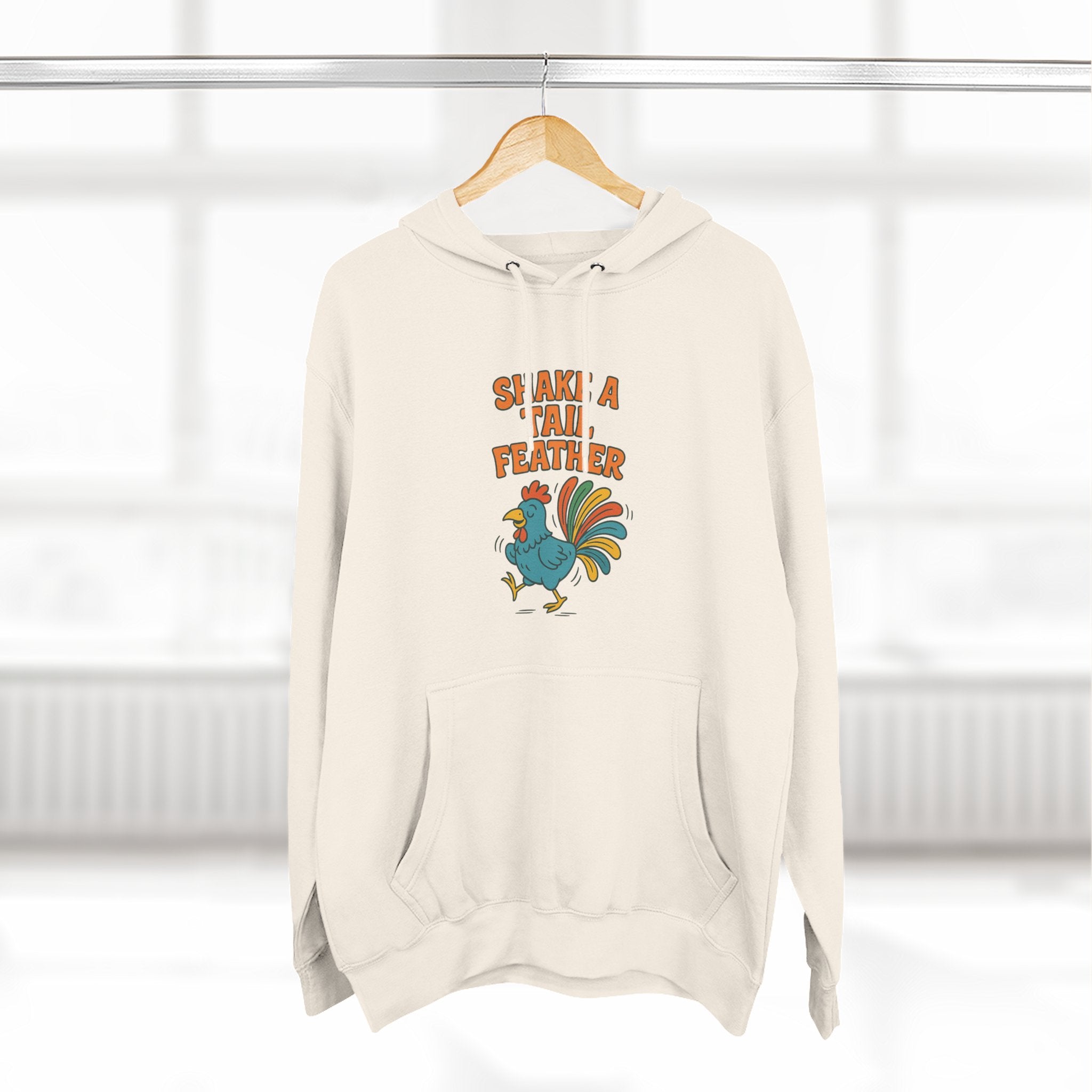 Shake A Tail Feather Three-Panel Fleece Hoodie
