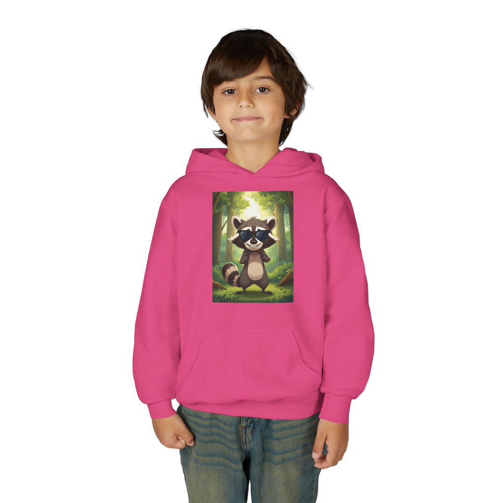 Raccoon Youth Heavy Blend Hooded Sweatshirt