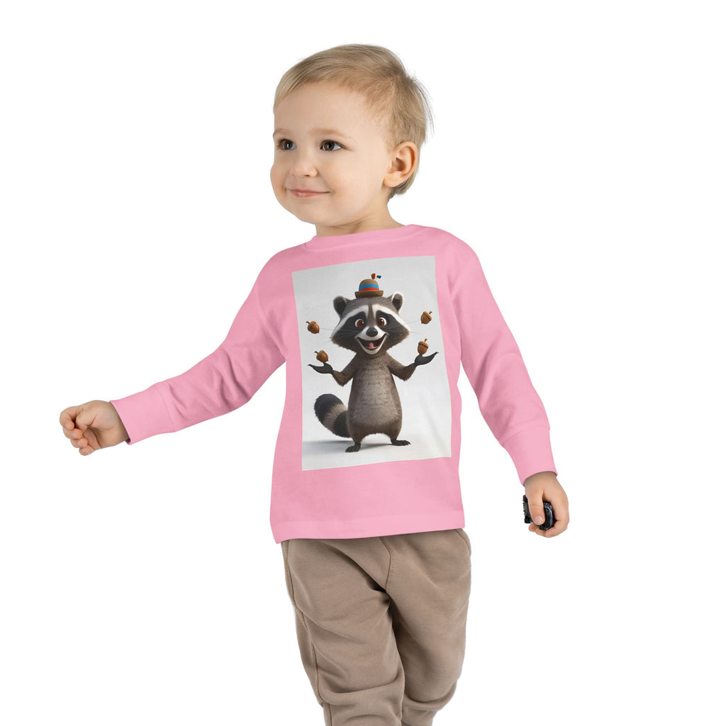 Raccoon Toddler Long Sleeve Tee