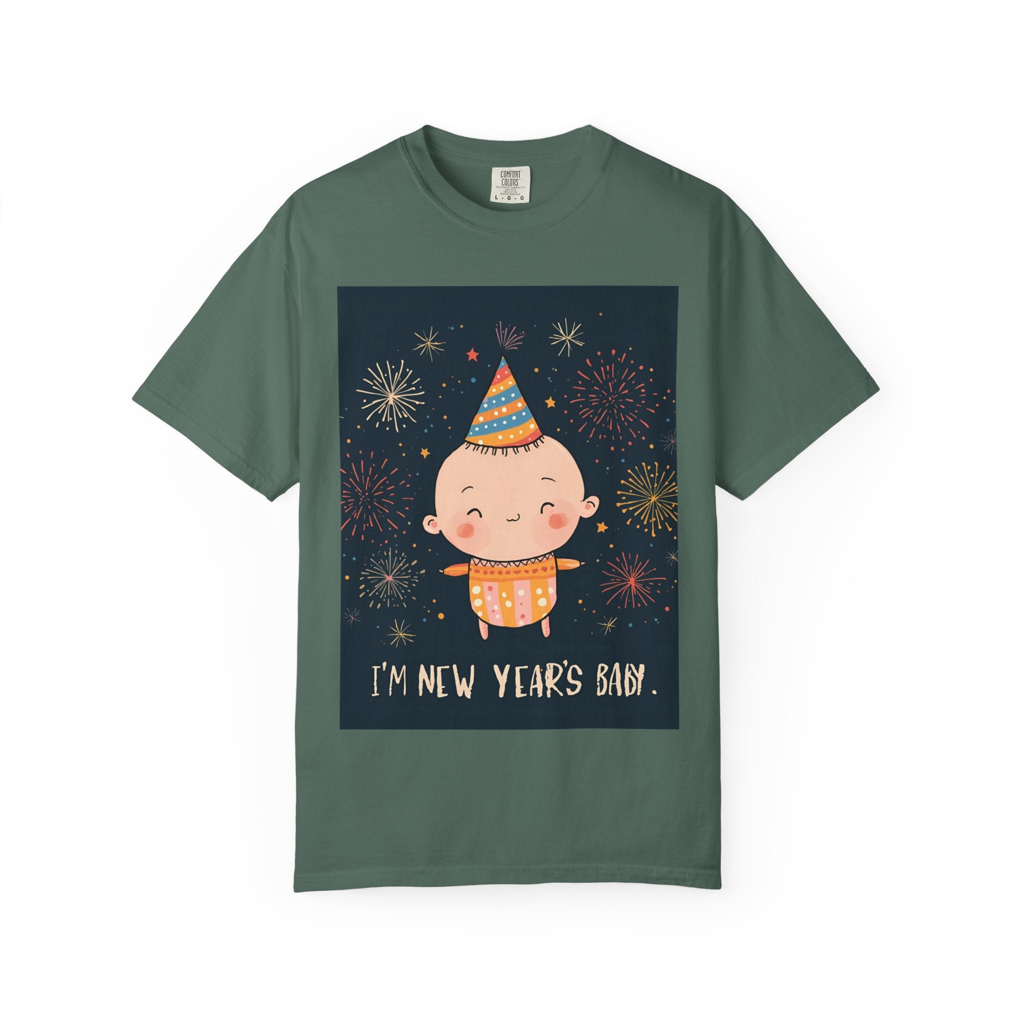New Year's Baby T-Shirt, Unisex Celebration Tee, Funny New Year Party Shirt, Cute Baby Gift, Holiday Humor Apparel
