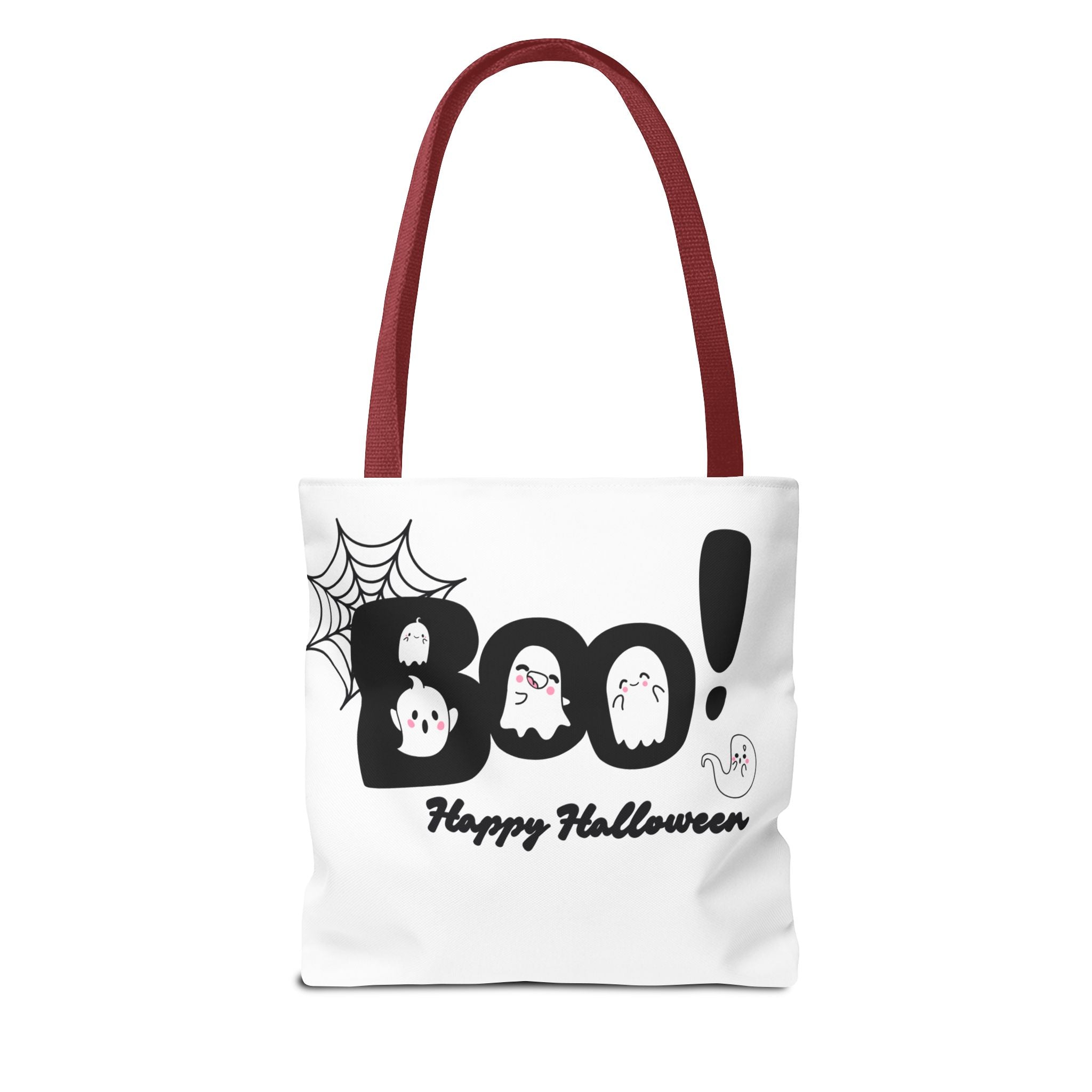Halloween Boo Tote Bag with Boo! Design, Spooky Ghosts, Trick or Treat, Fall Decor, Seasonal Gift