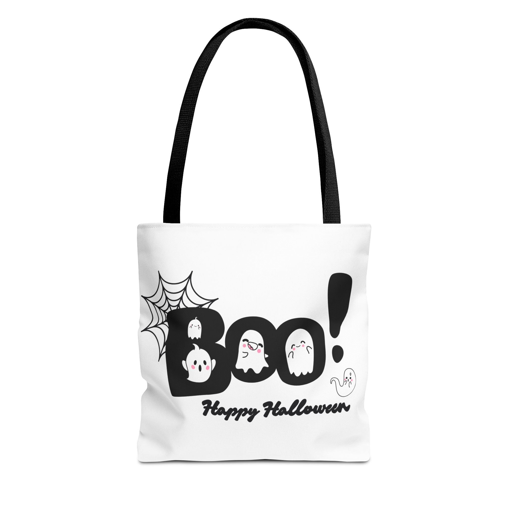 Halloween Boo Tote Bag with Boo! Design, Spooky Ghosts, Trick or Treat, Fall Decor, Seasonal Gift