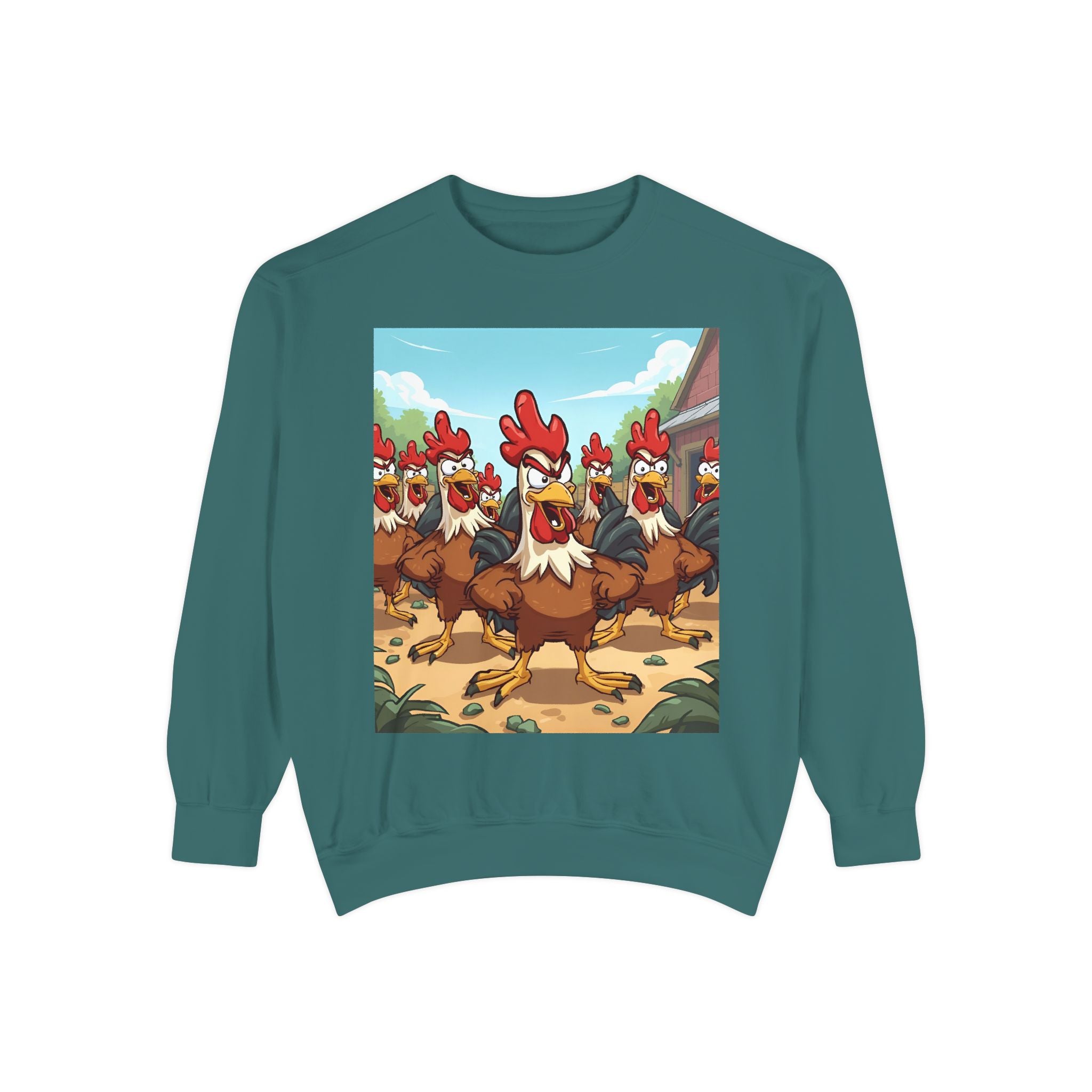 Chicken Funny Unisex Garment-Dyed Sweatshirt