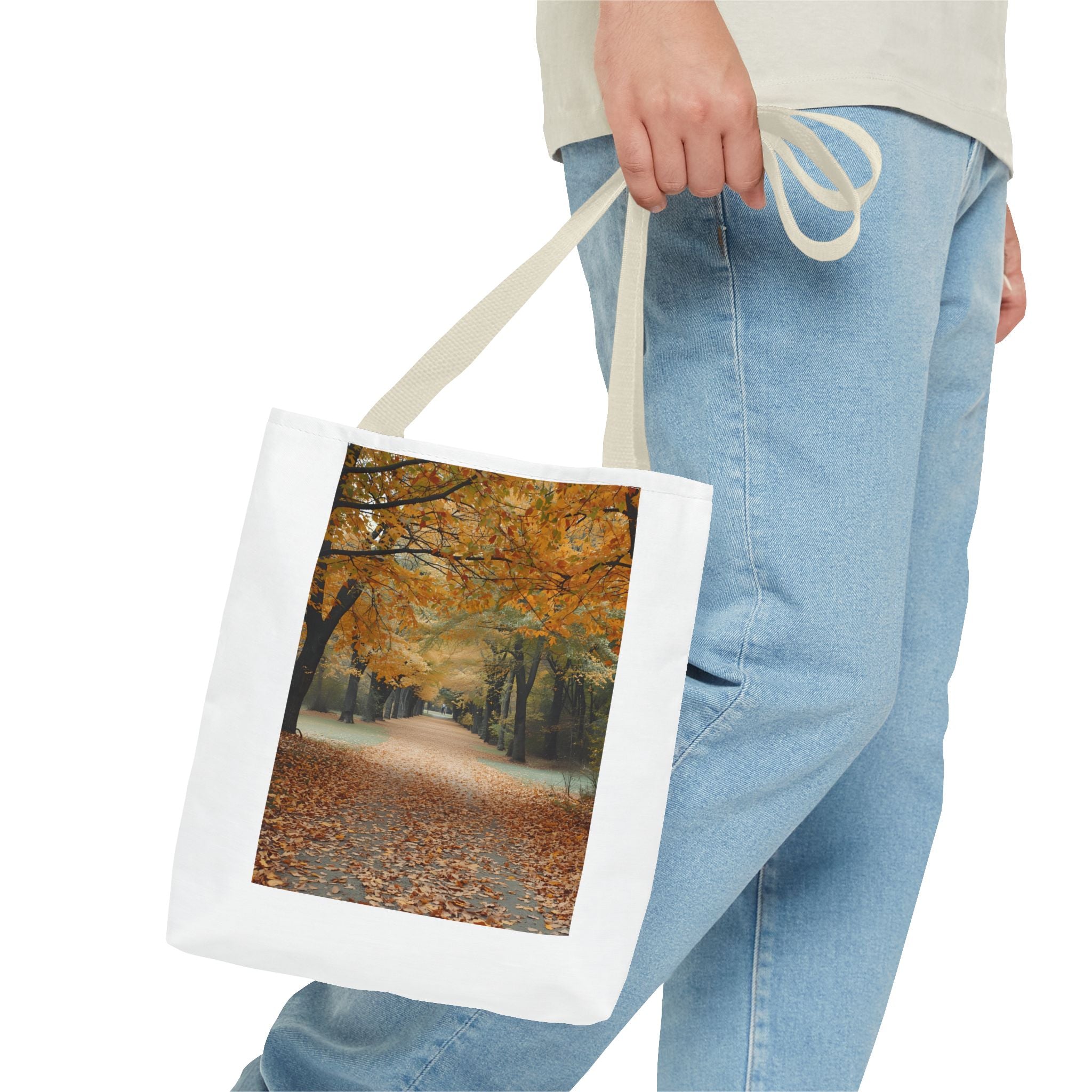Autumn Vibes Tote Bag, Fall Leaves Design, Reusable Shopping Bag, Perfect for Gifts, Eco-Friendly Tote, Seasonal Accessory