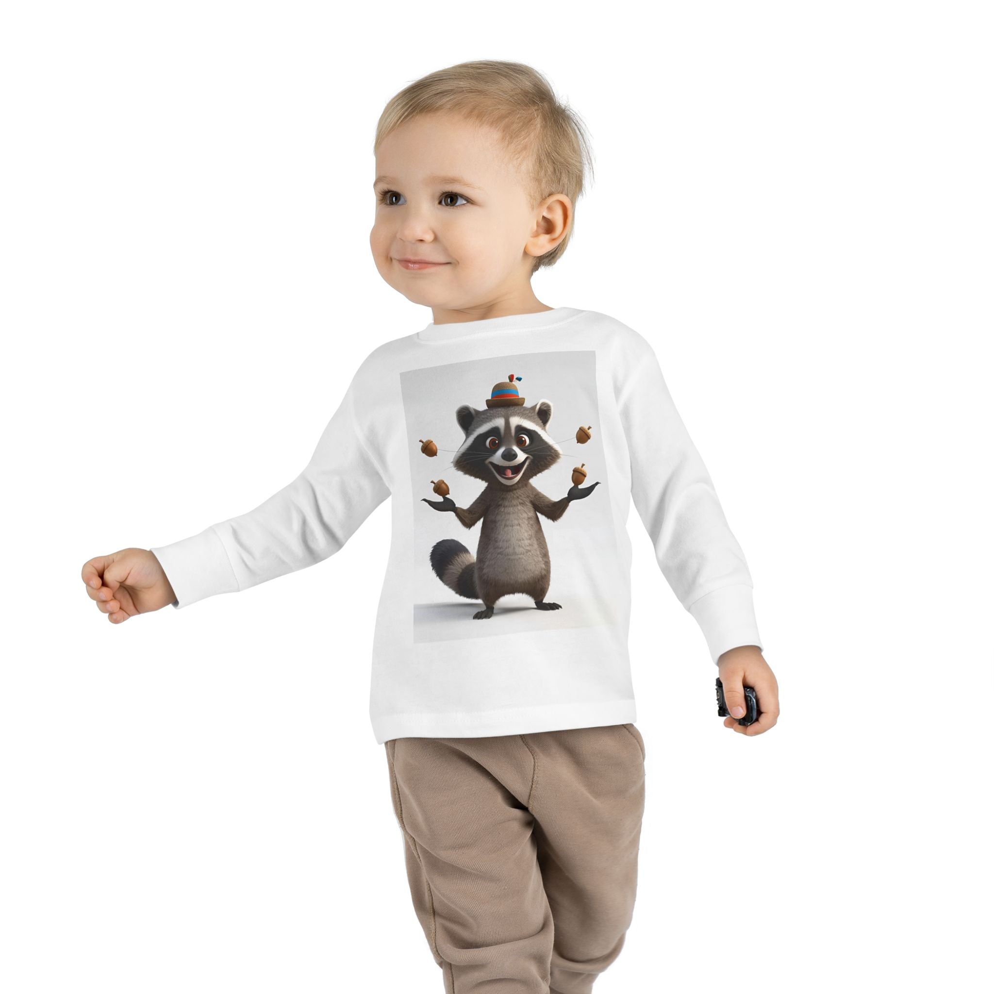 Raccoon Toddler Long Sleeve Tee