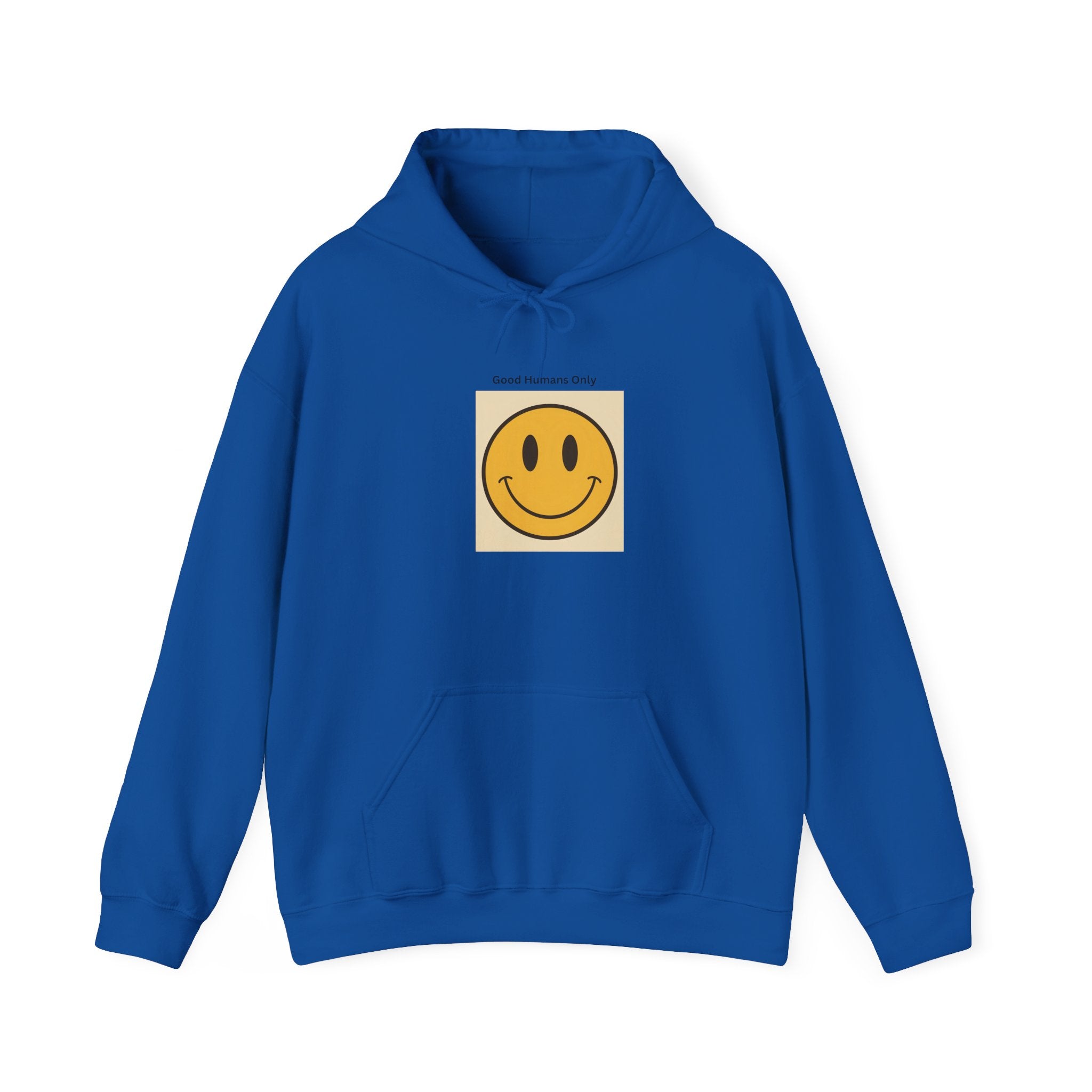 Smiley Face Unisex Hooded Sweatshirt | Cozy Casual Wear, Gift for Friends, Birthday Present, Fall Fashion, Chill Vibes