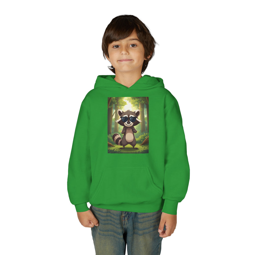 Raccoon Youth Heavy Blend Hooded Sweatshirt