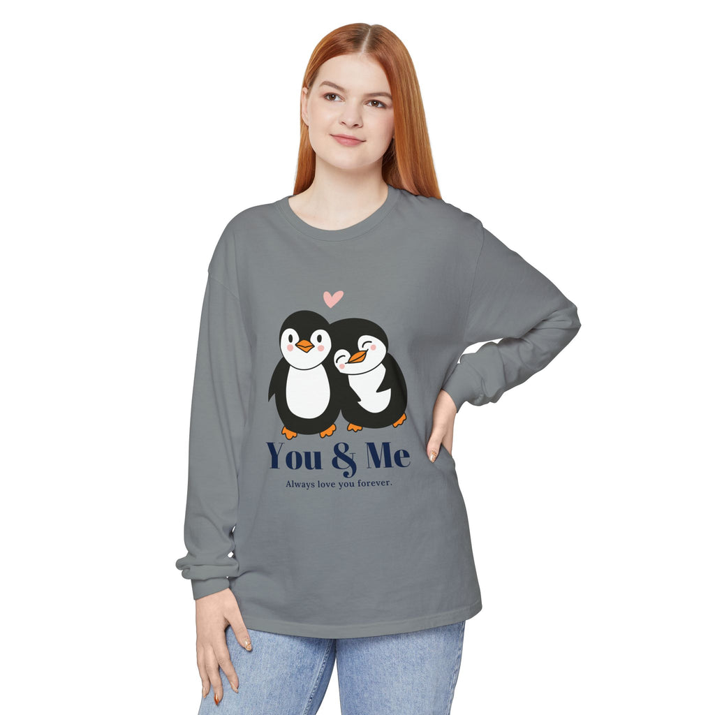 Adorable Penguin Love Long Sleeve T-Shirt | Cute Couples Gift, Valentine's Day Apparel, Matching Tees, Cozy Date Night Wear, [...]